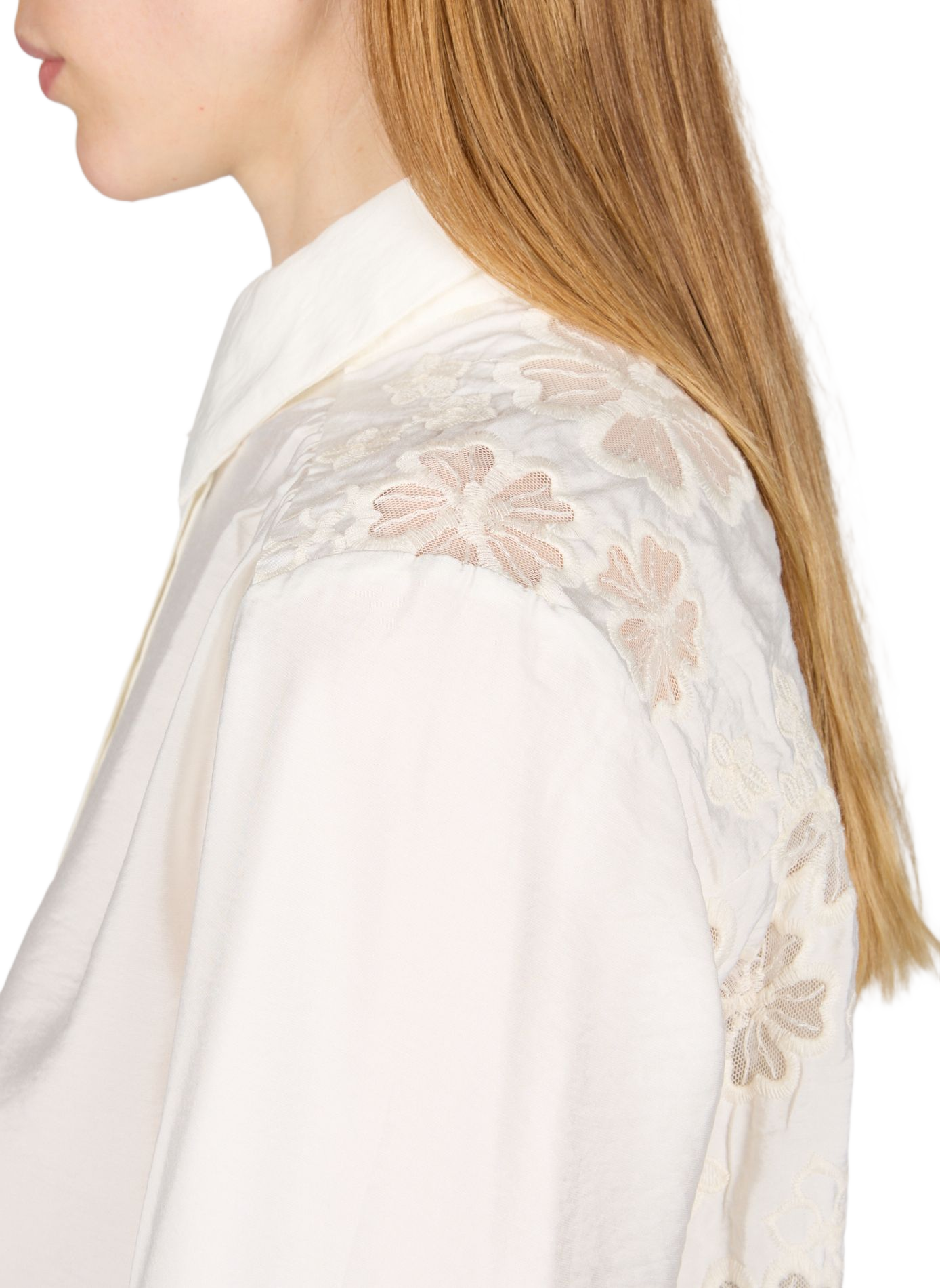 Chemisier fluide Objuno  OBJECT Blanc