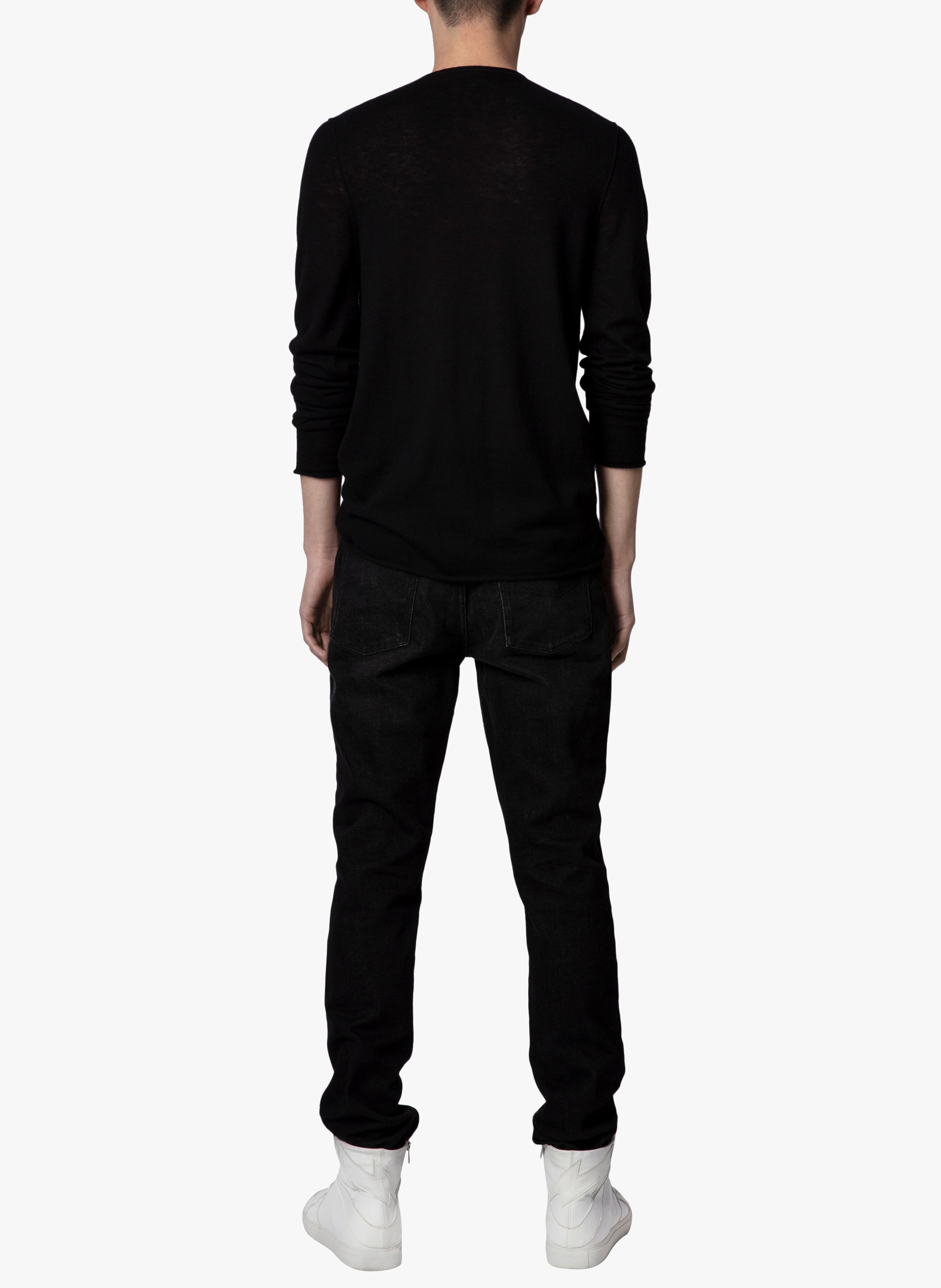 Pull droit en cachemire teiss ZADIG&VOLTAIRE Zwart
