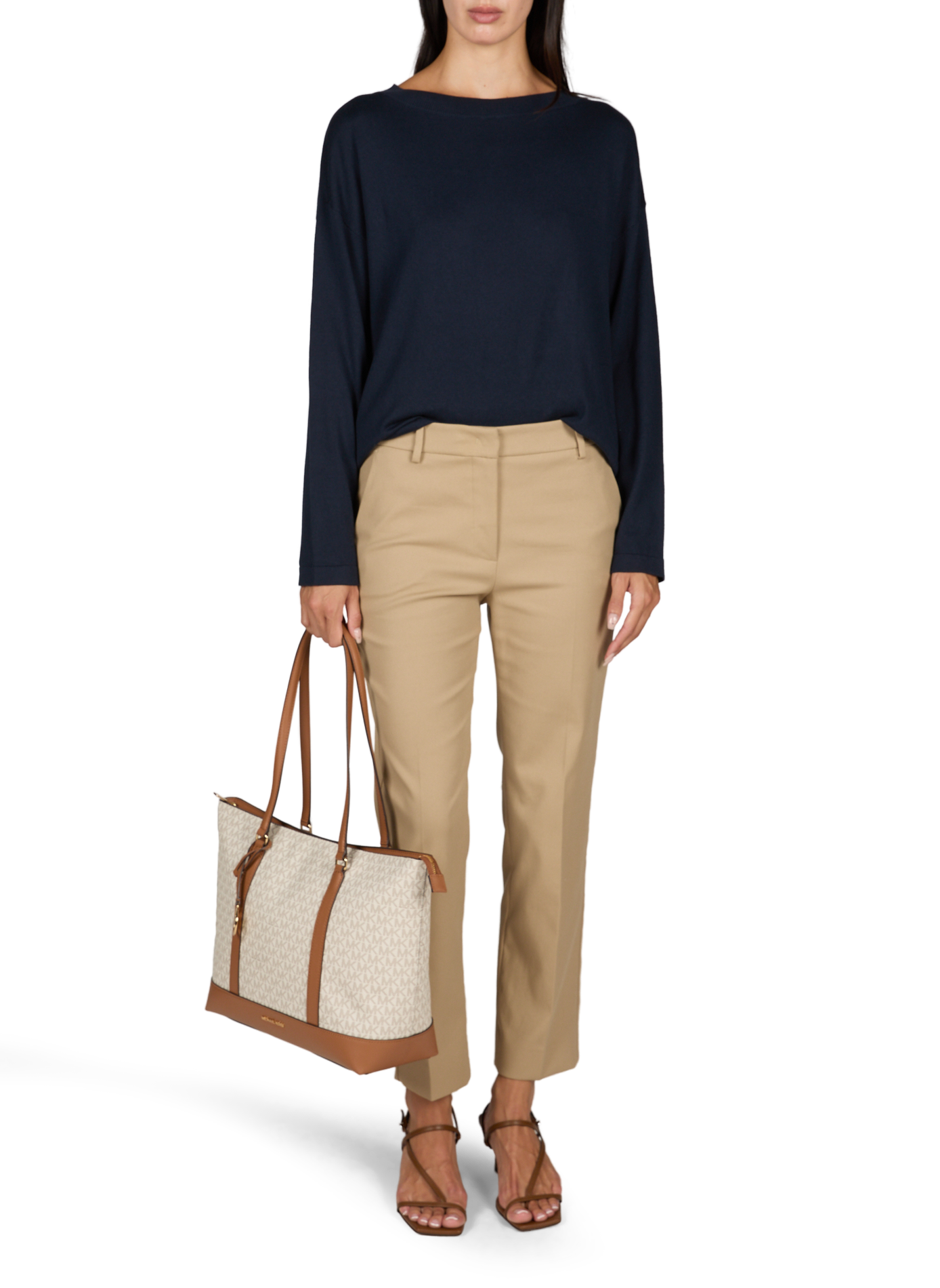 Bedruckte Einkaufstasche MICHAEL KORS Beige