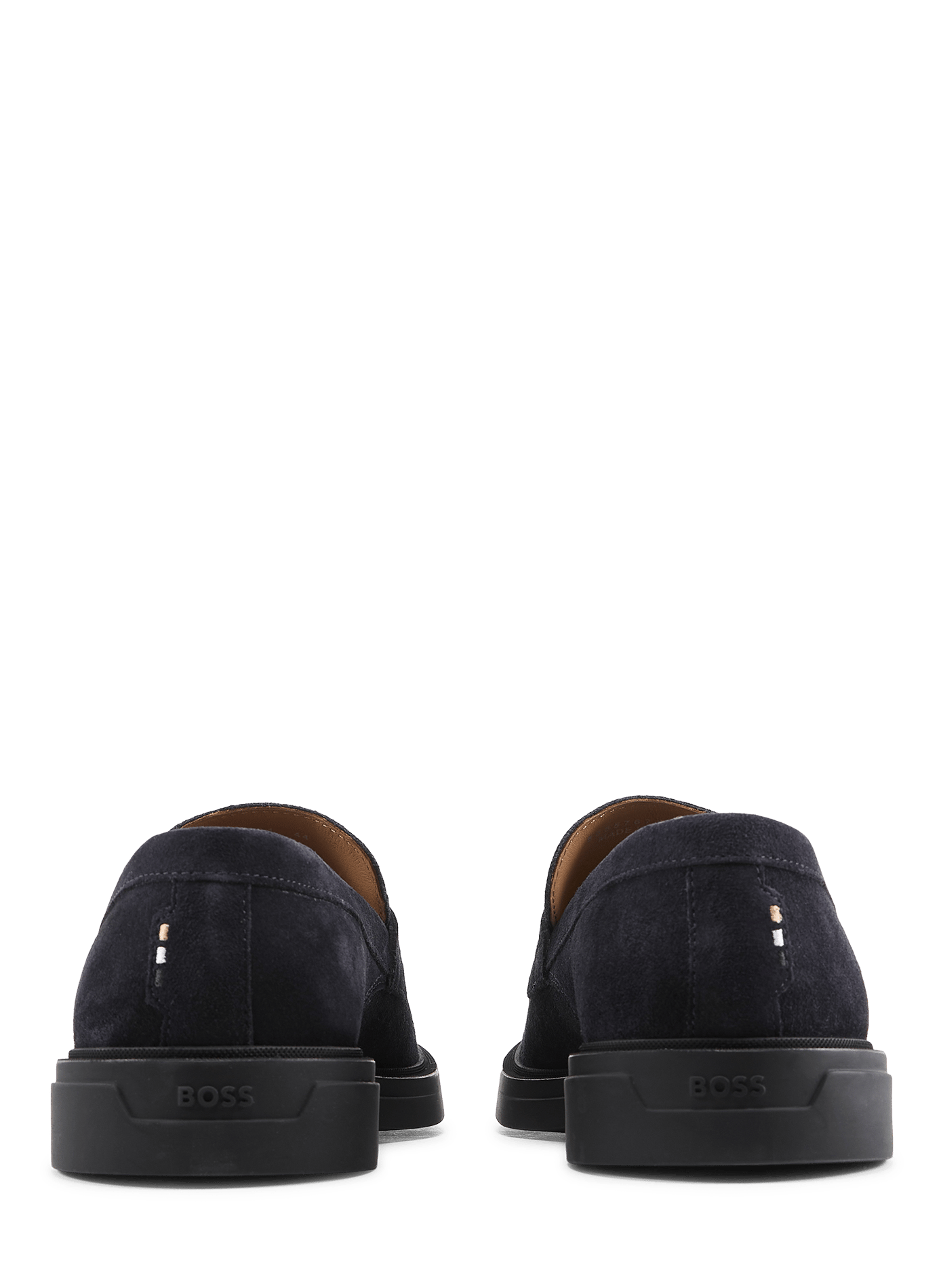 Mocassins in suède-leder BOSS Blauw