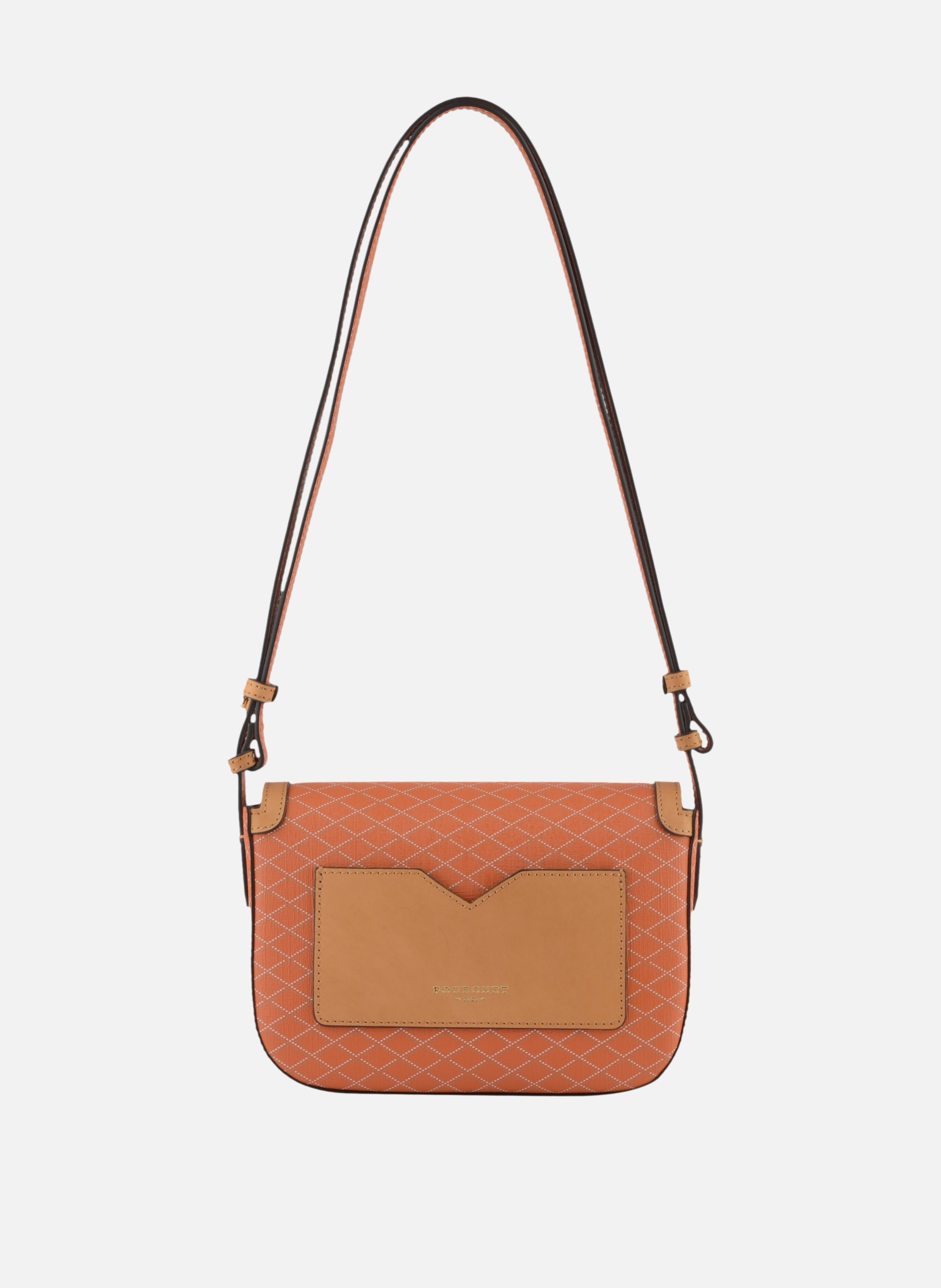 Waves | sac porté épaule POURCHET Orange