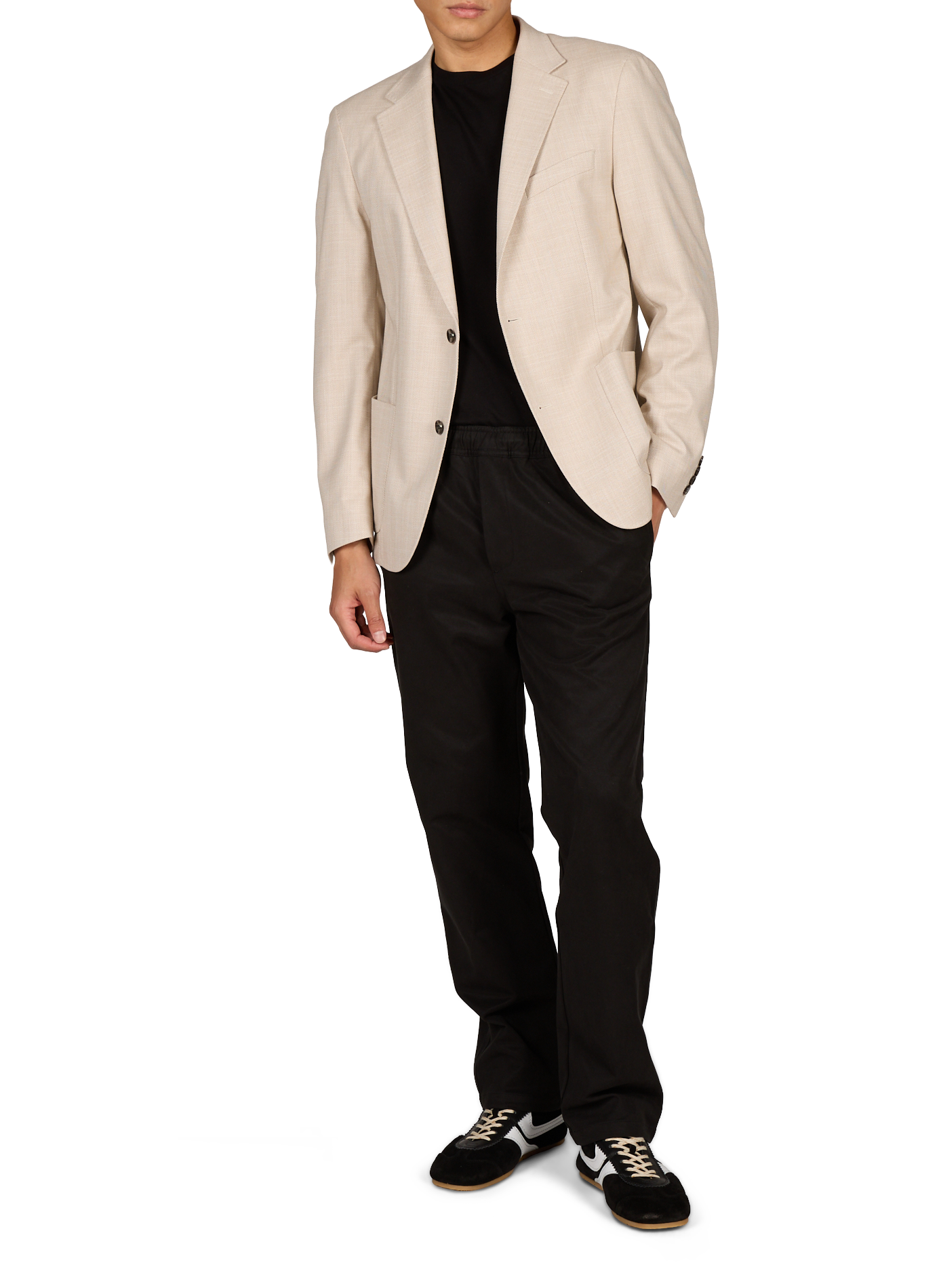 Gerader Blazer mit Reverskragen in Hahnentrittmuster STRELLSON Braun