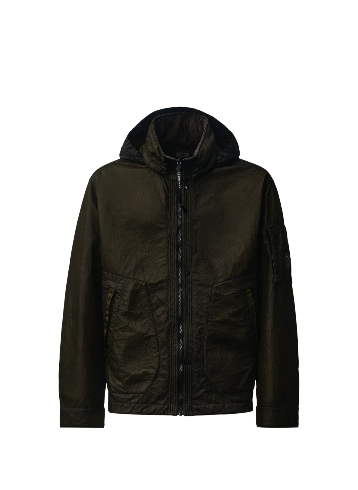 Reversible hooded jacket CP COMPANY Khaki