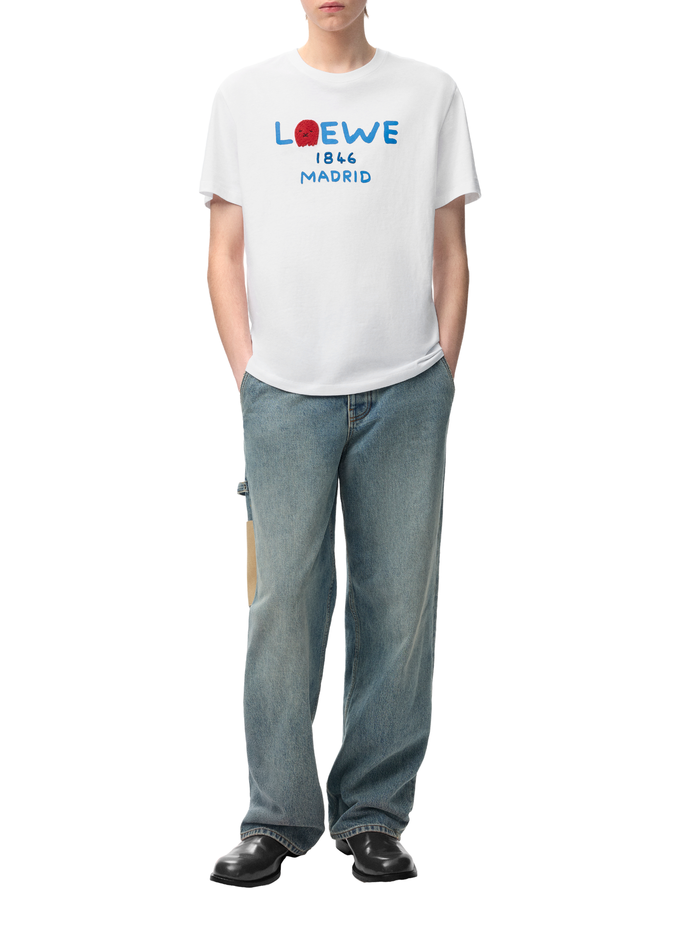 180-Jahre-Kapsel - Lässiges Baumwoll-T-Shirt LOEWE Weiss