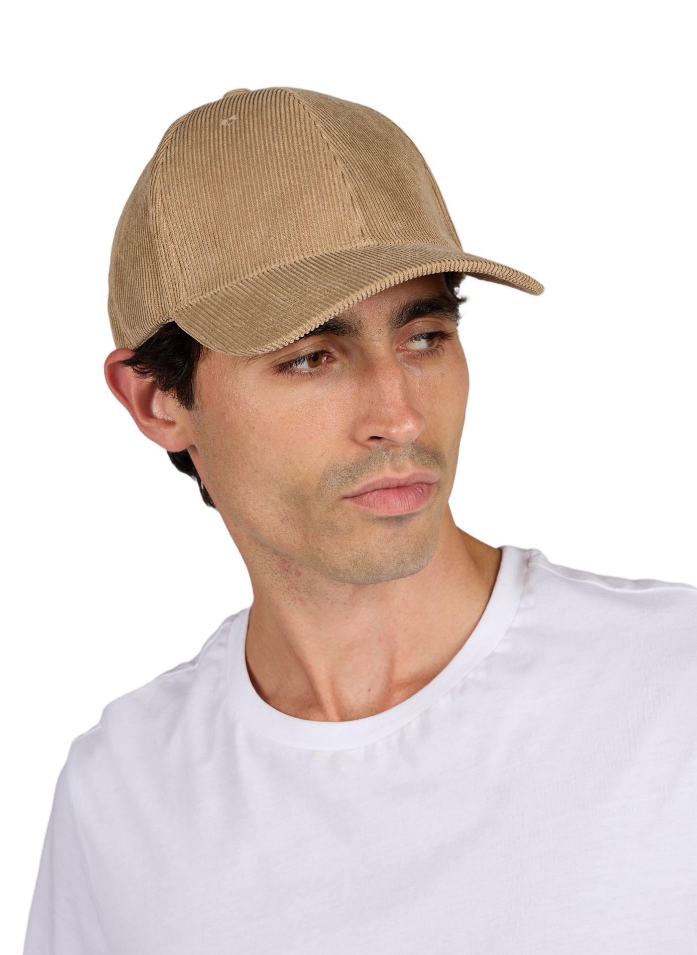 Gerippte Kappe mit metallisiertem Logo MACKAGE Beige
