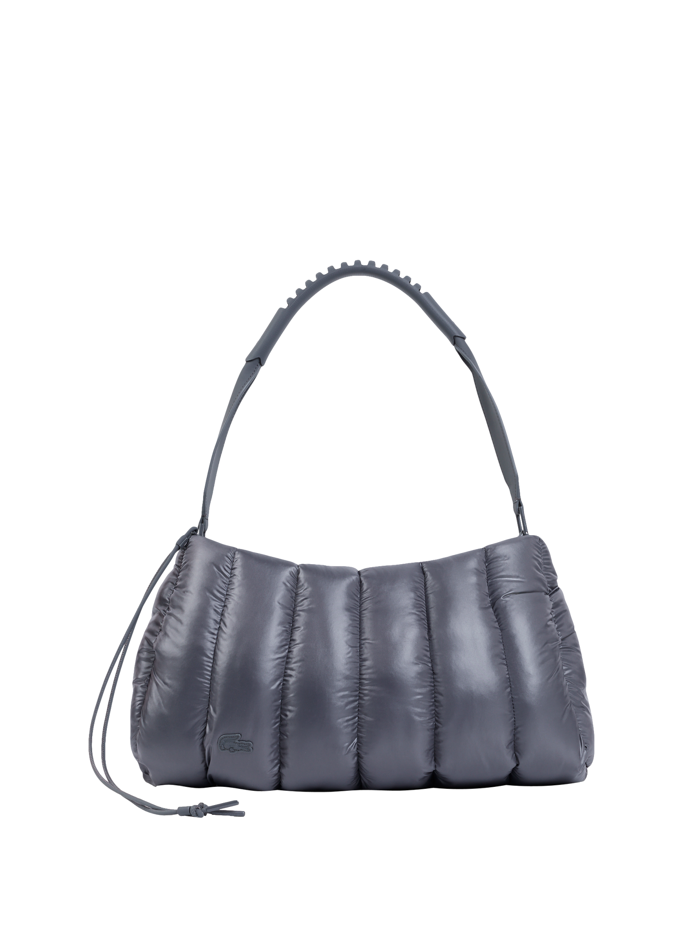 Quilted handbag with embossed logo LACOSTE Blue