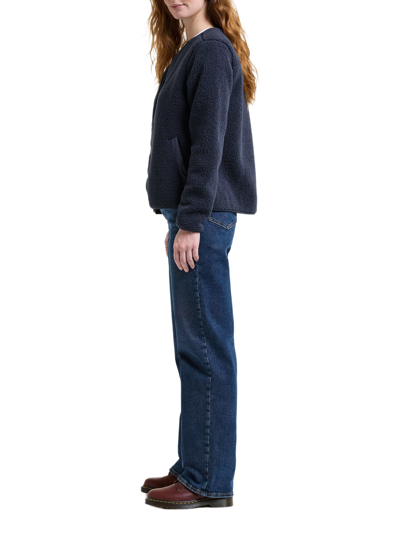 SELMA jacket in soft fleece DIDRIKSONS Blue