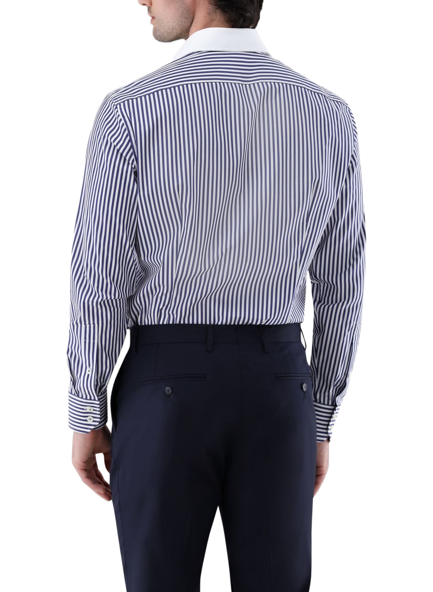 Striped cotton Shirt VAN LAACK Blue