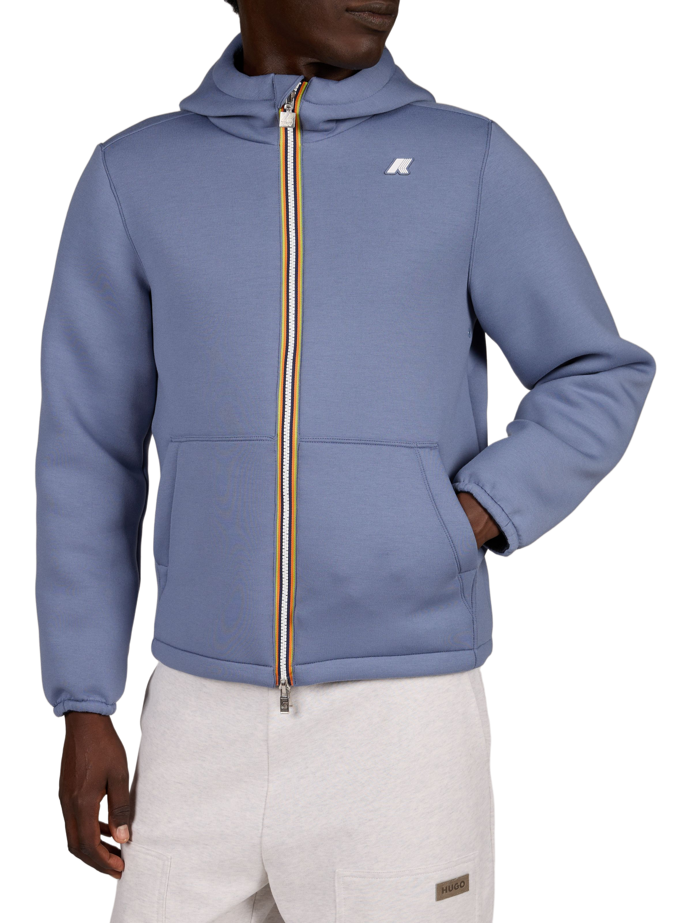 High-neck sweatshirt K-WAY Blue