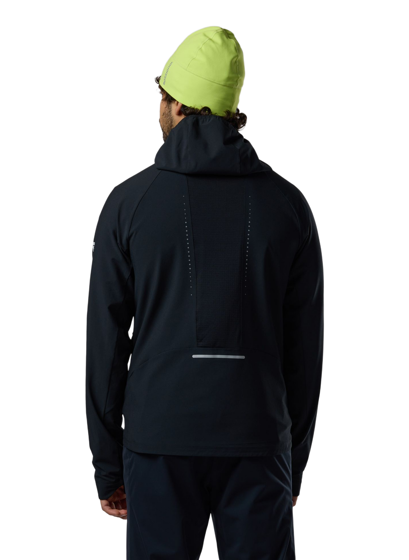 Veste droite col montant zippée ROSSIGNOL Negro