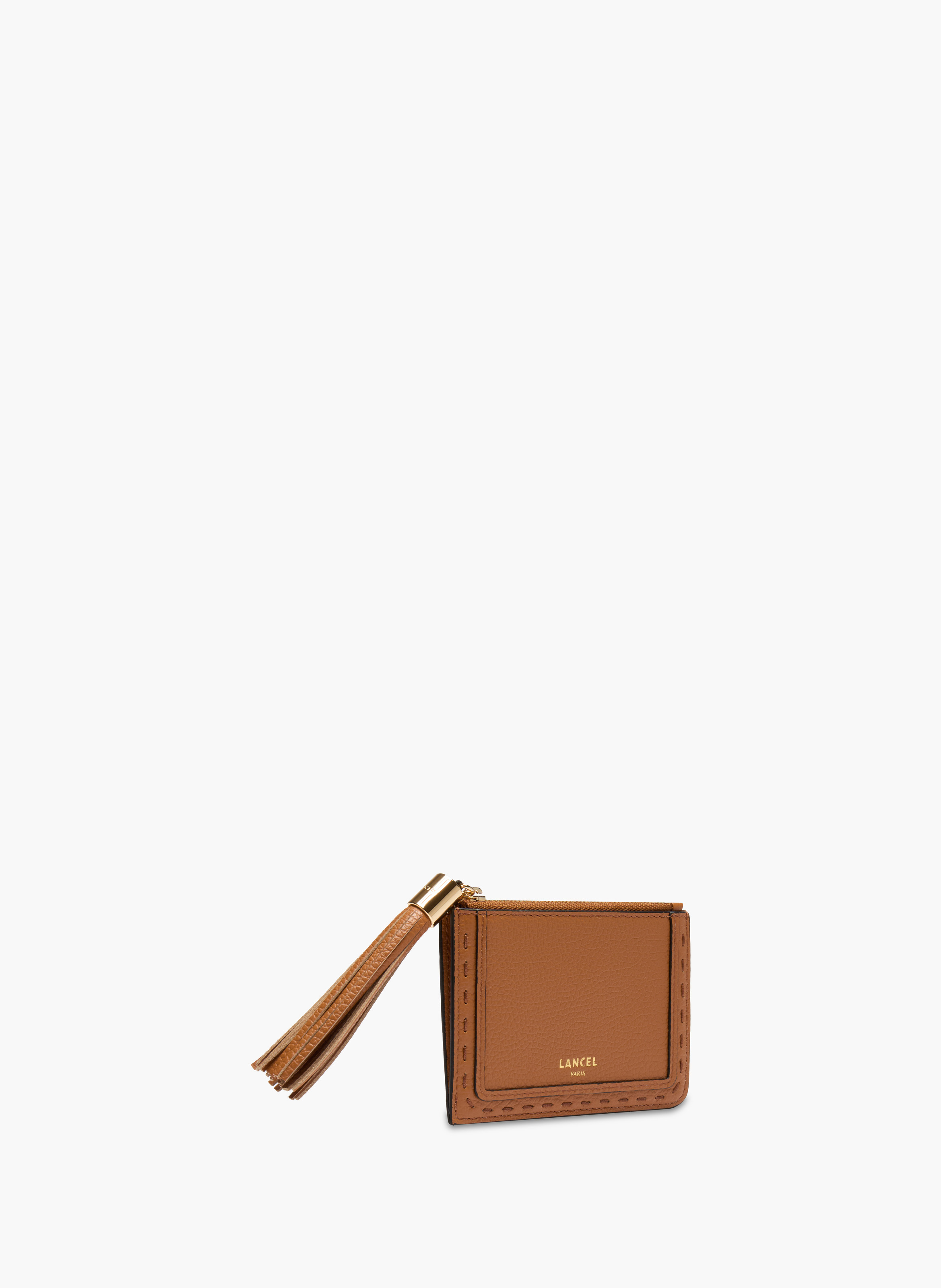 Porte-cartes premier flirt de lancel en cuir LANCEL Marron