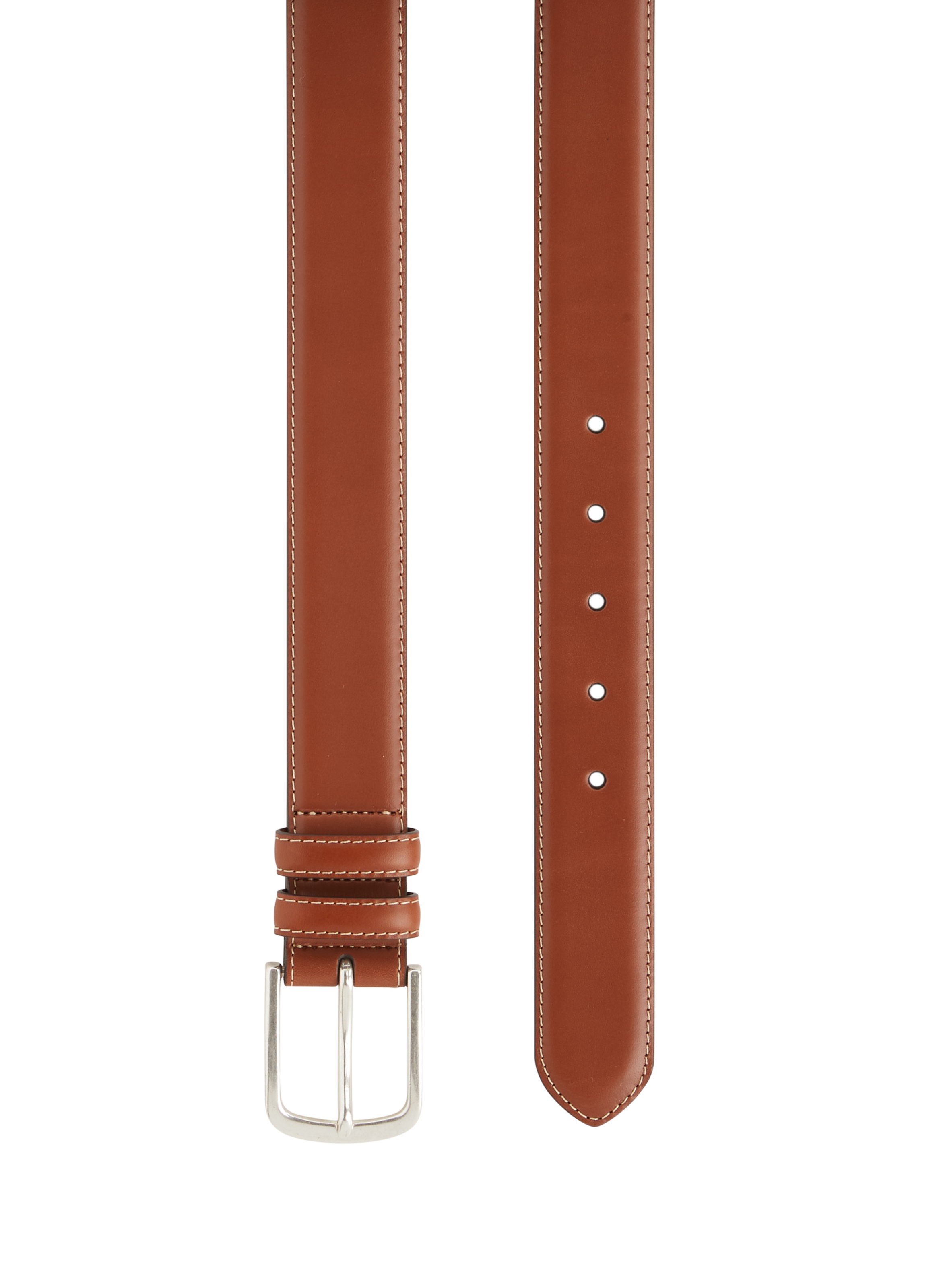 Cowhide leather belt  AU PRINTEMPS PARIS Brown