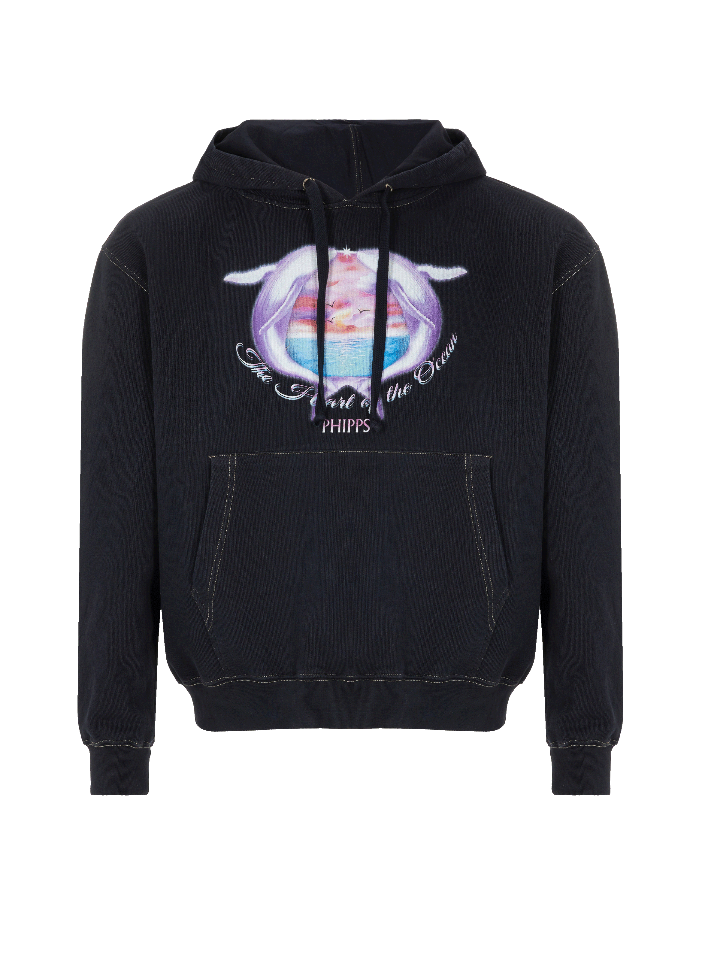 Hoodie imprimé en coton organique