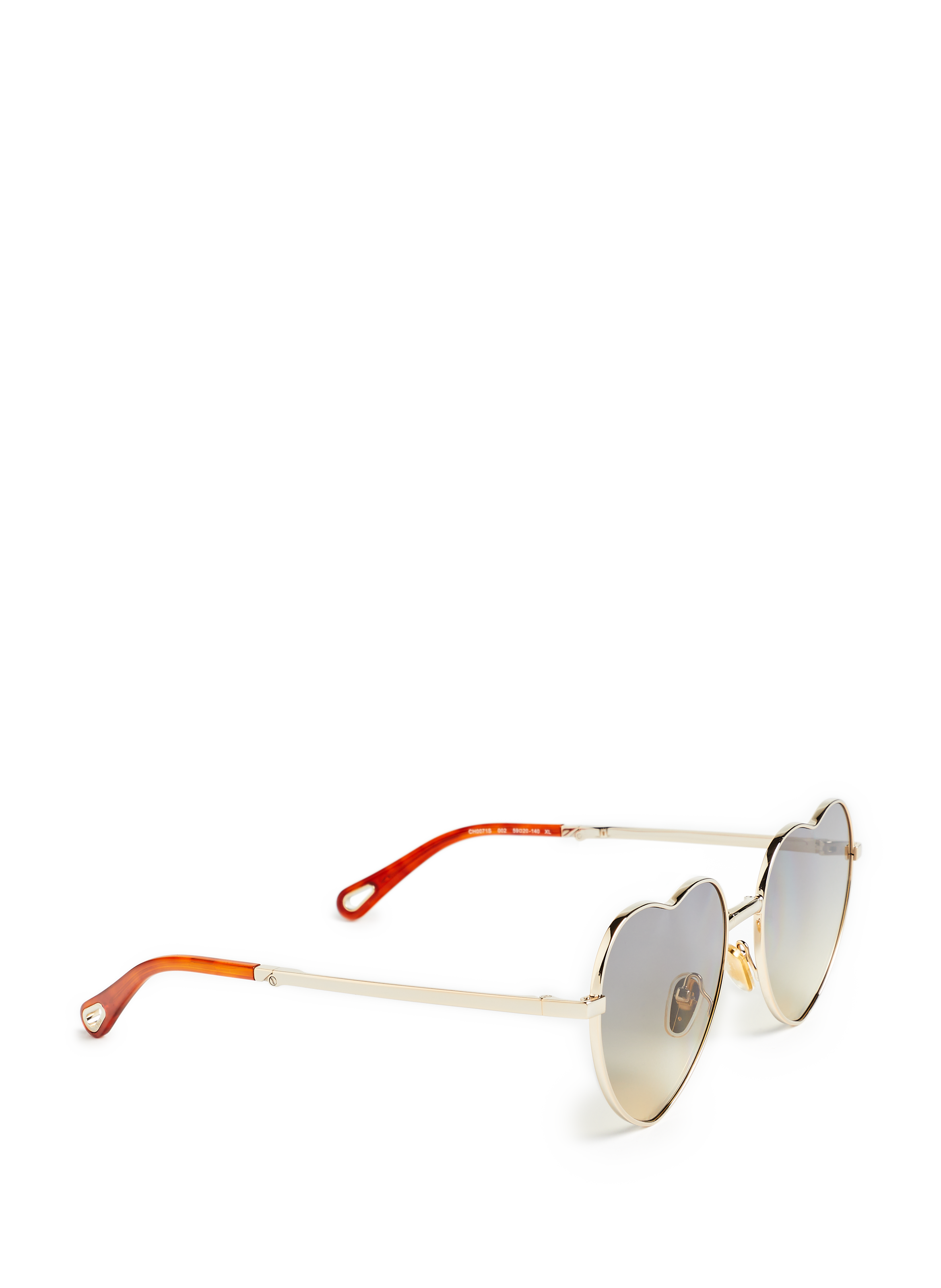 Lunettes de soleil coeur pliable