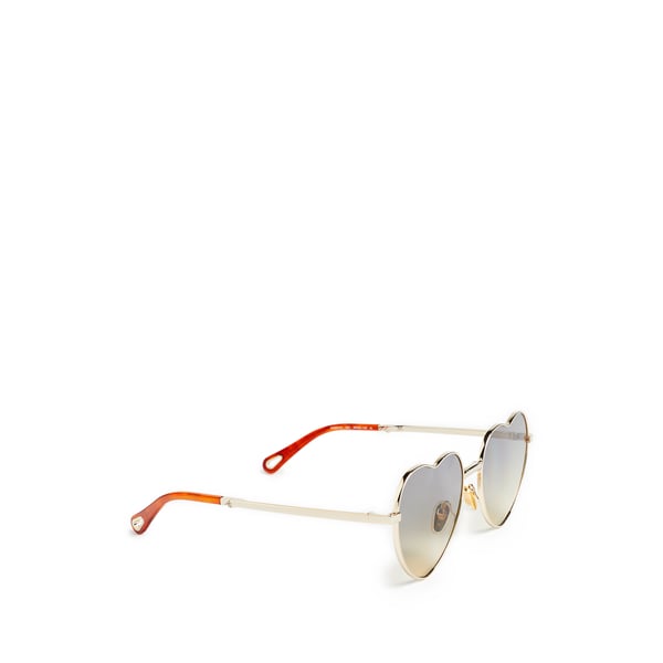 Lunettes de soleil coeur pliable
