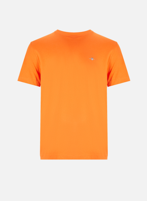 Schlichtes Baumwoll-T-Shirt OrangeGANT 