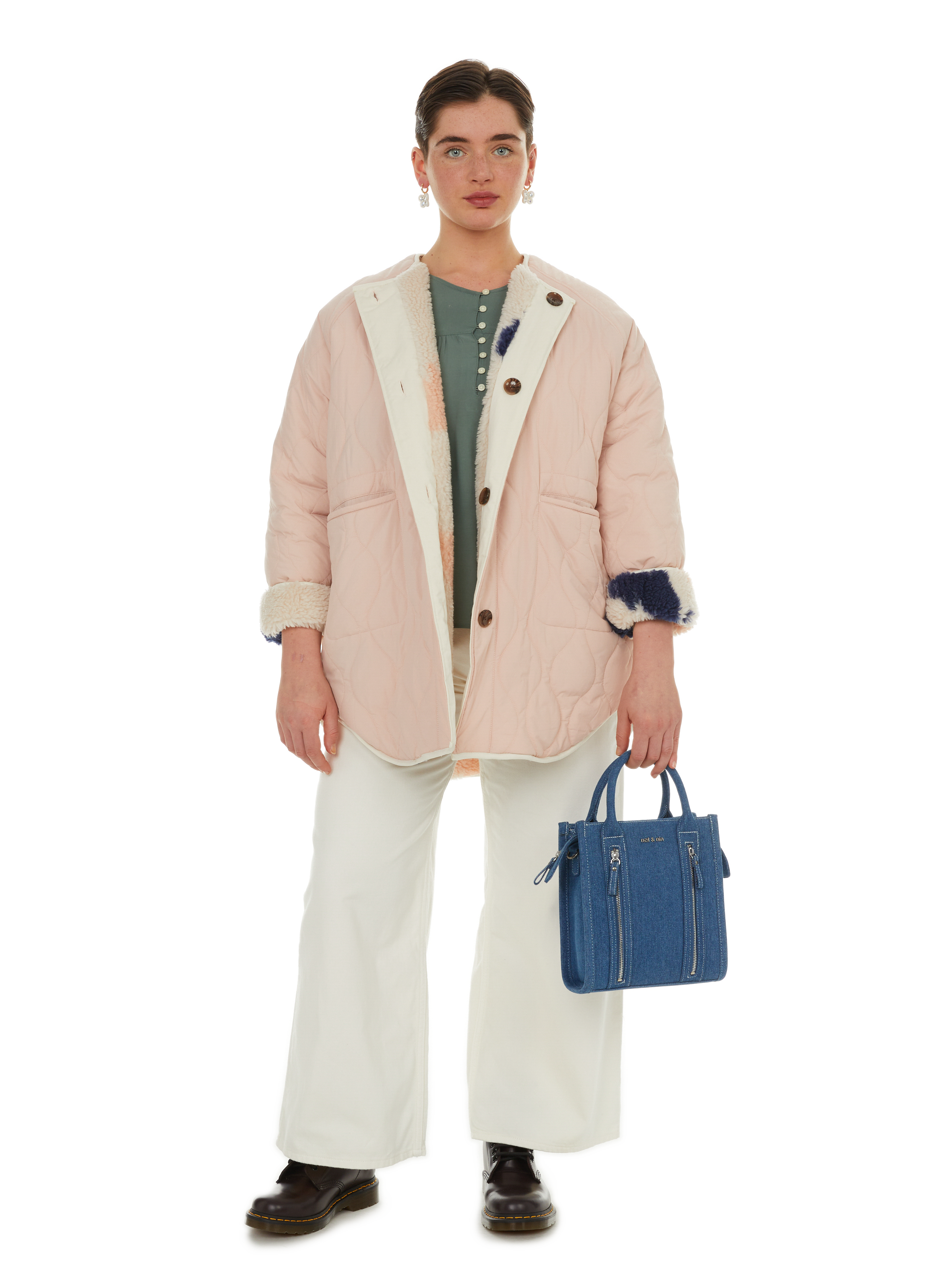 Veste matelassé BELLEROSE Rose