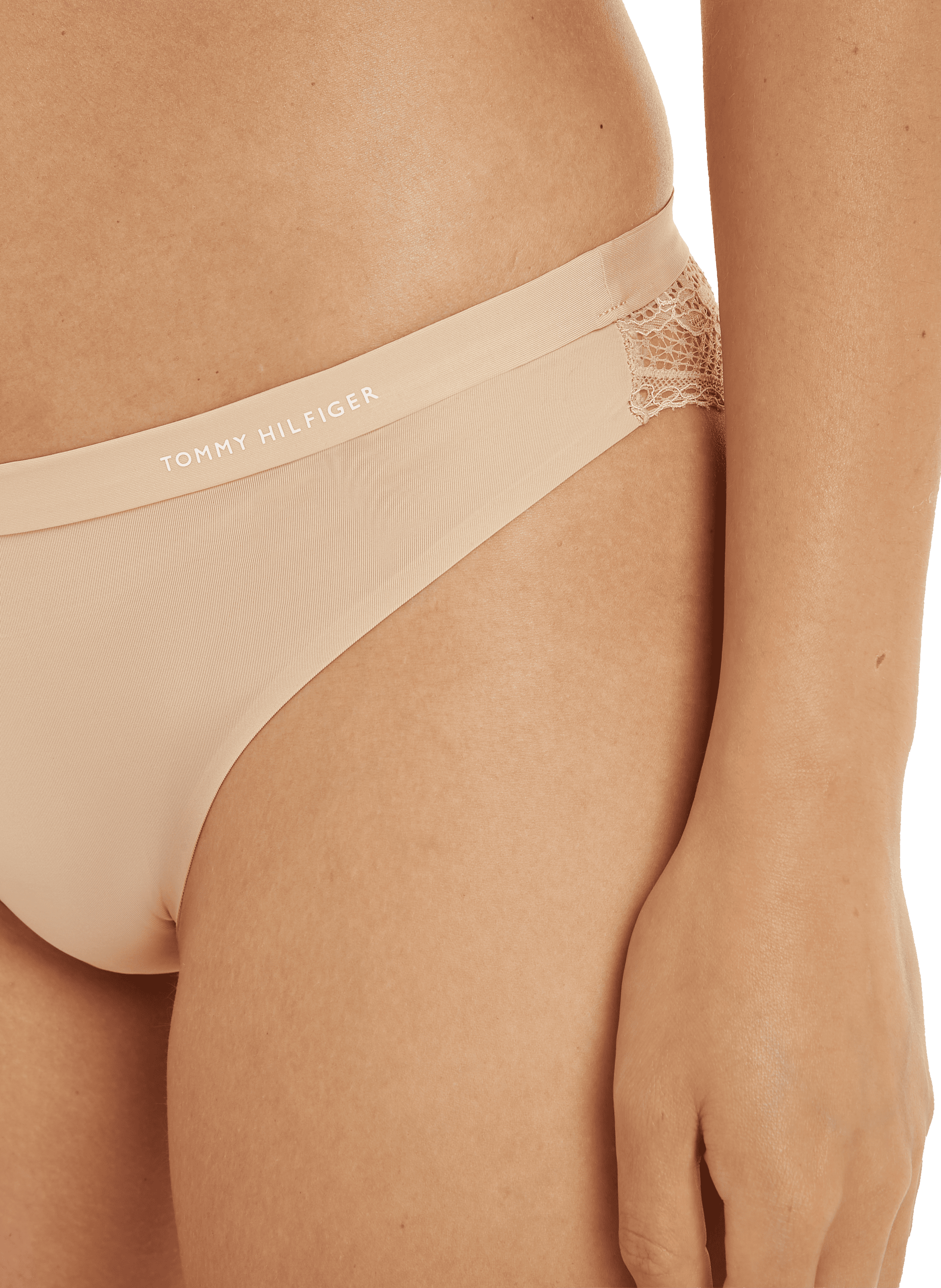 Culotte en dentelle TOMMY HILFIGER Rose
