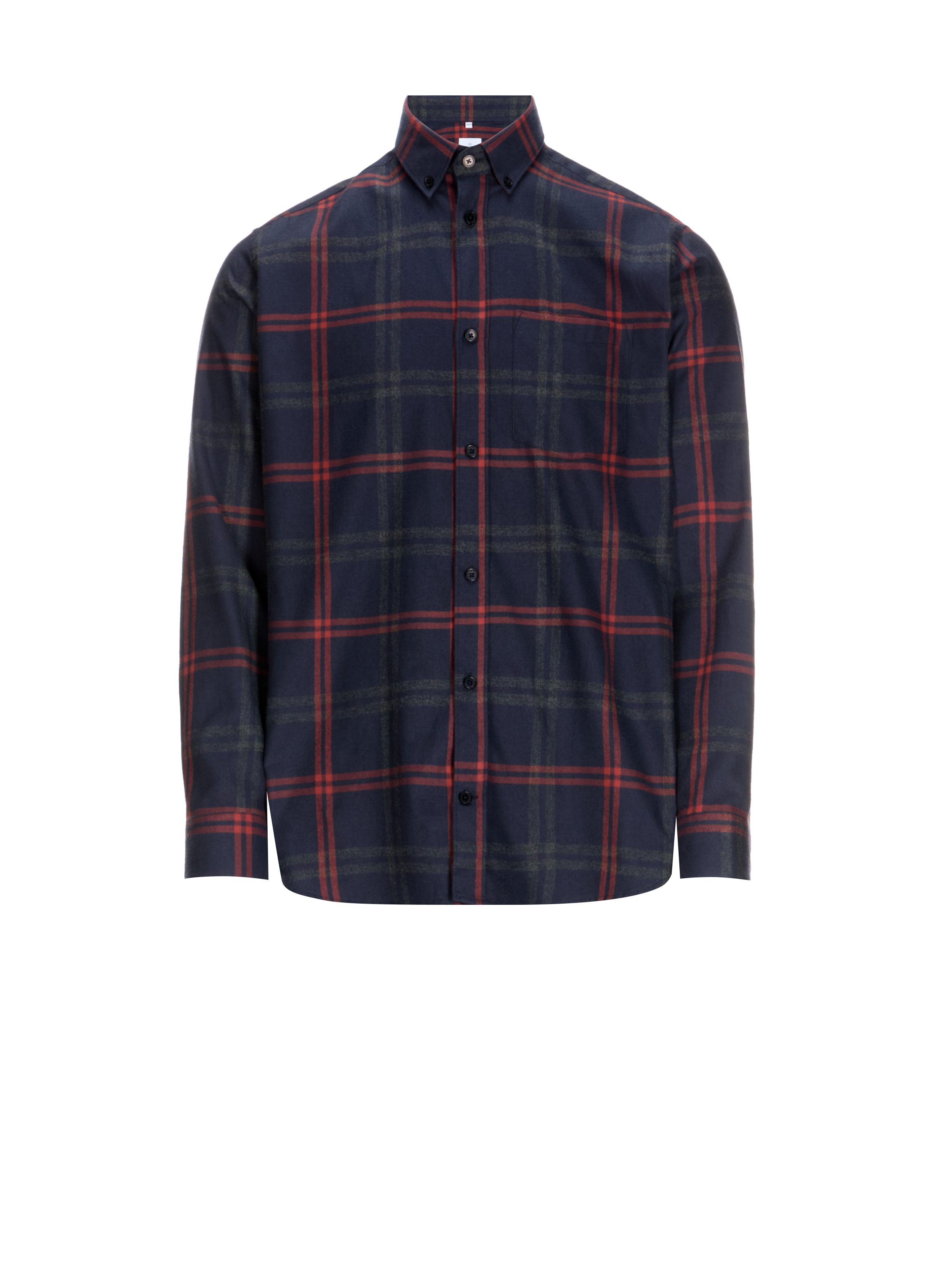 Chemise à carreaux  AU PRINTEMPS PARIS Bleu