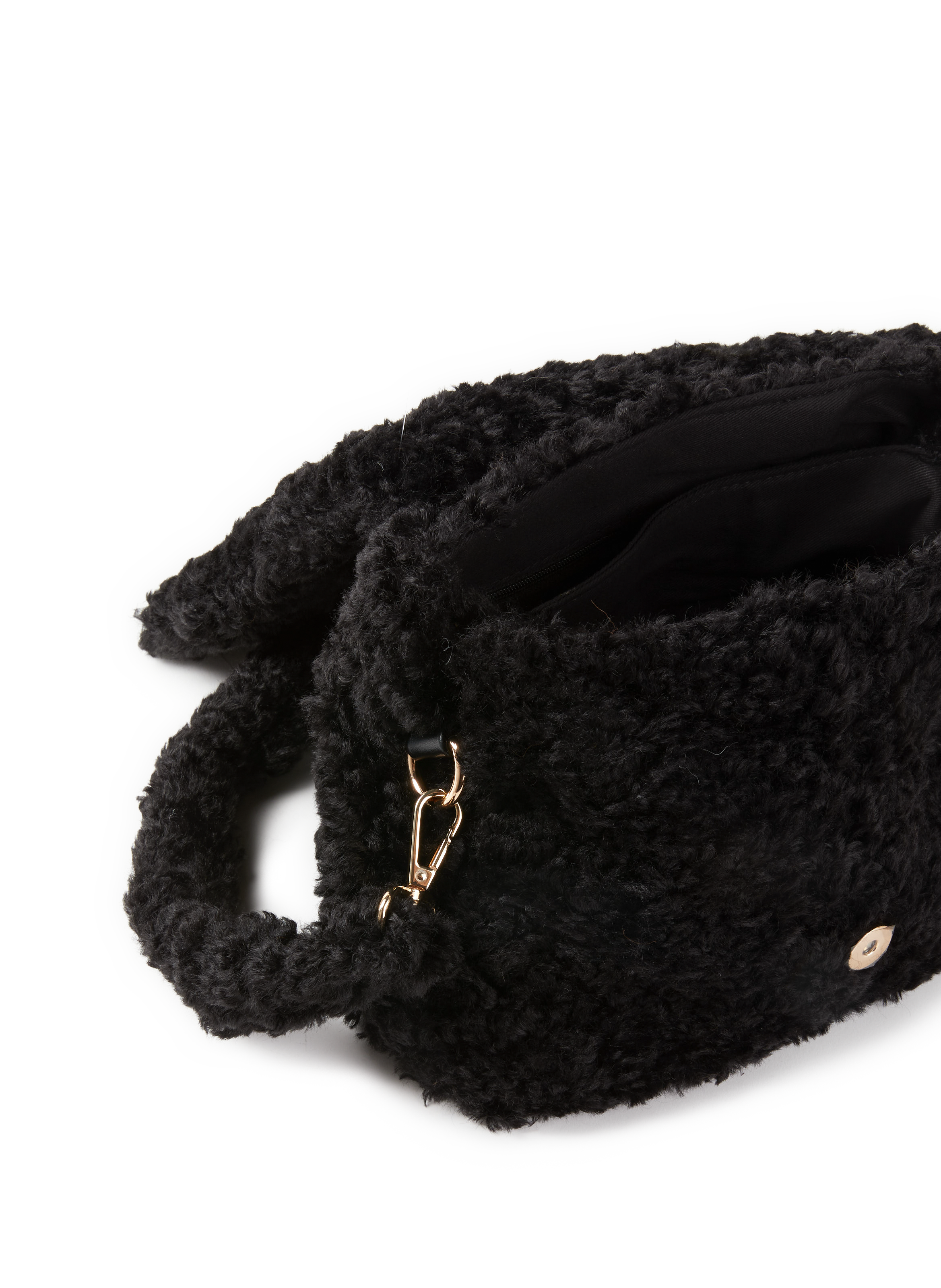 Sac à main texturé  AU PRINTEMPS PARIS Noir