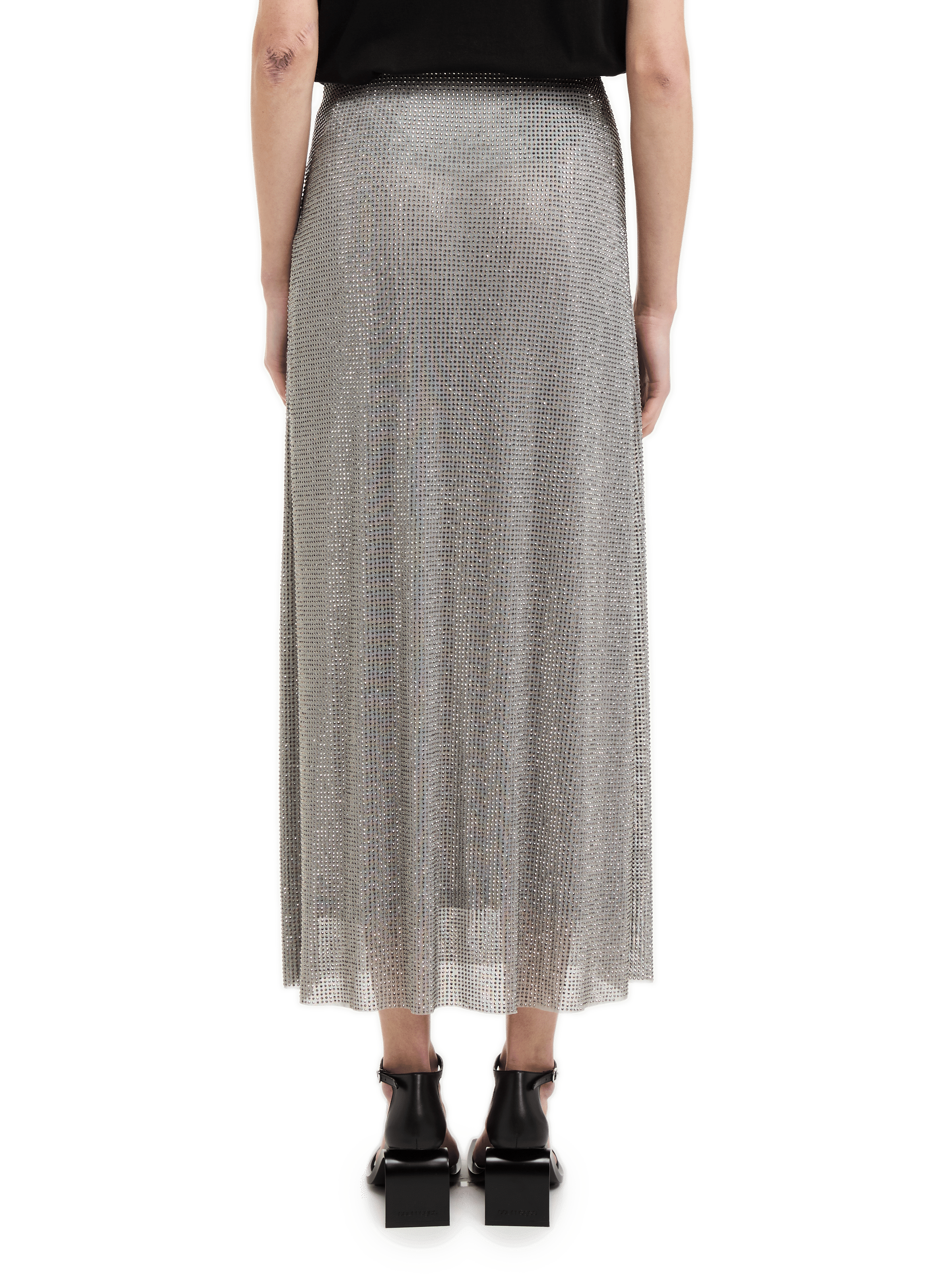 Jupe longue Sahannan SAMSOE SAMSOE Gris