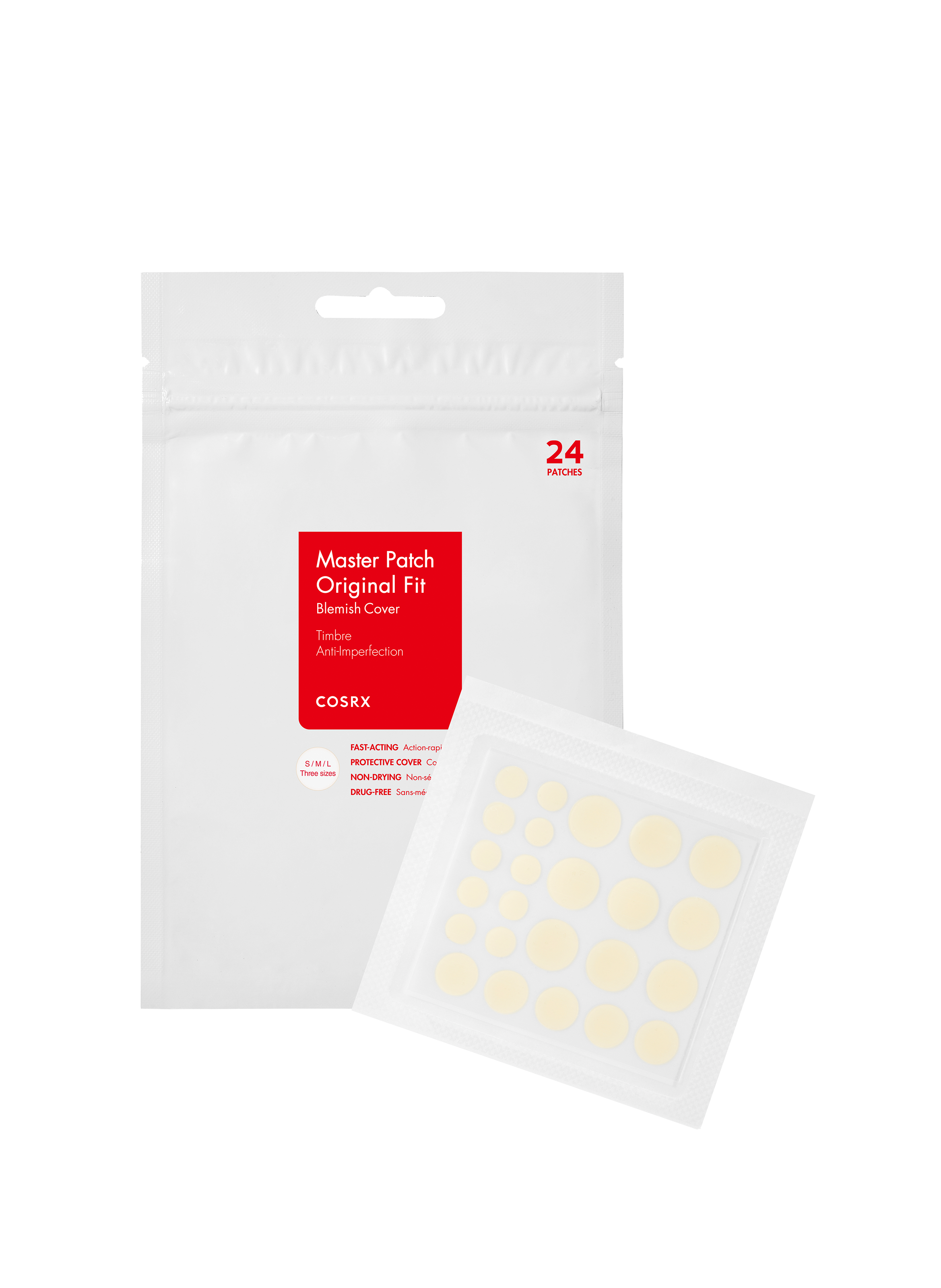 Patchs réparateurs ciblés COSRX No color