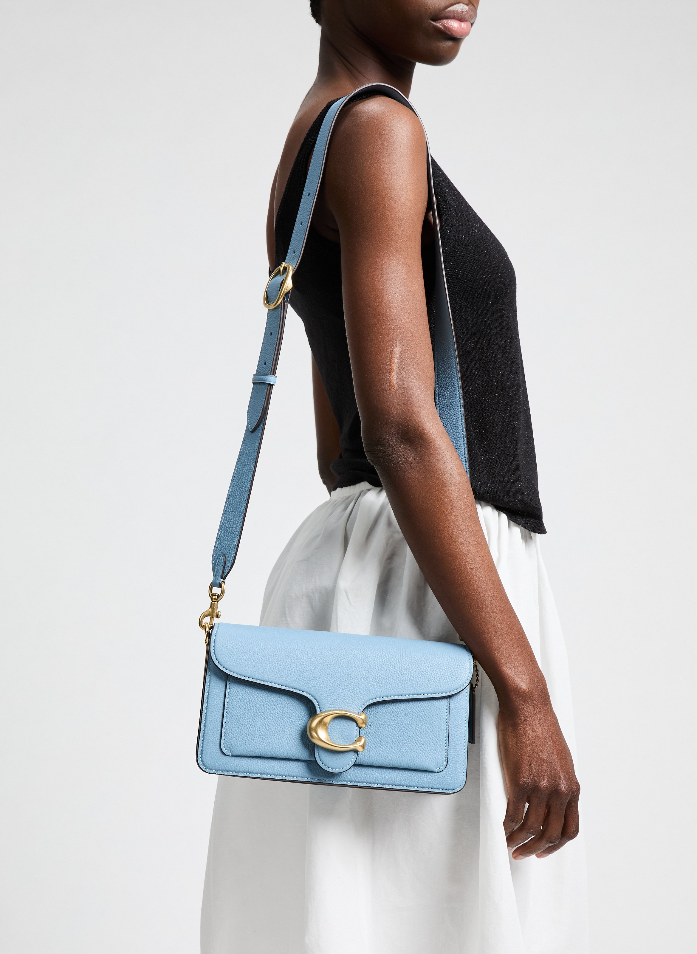 Sac épaule Tabby 26 COACH Bleu