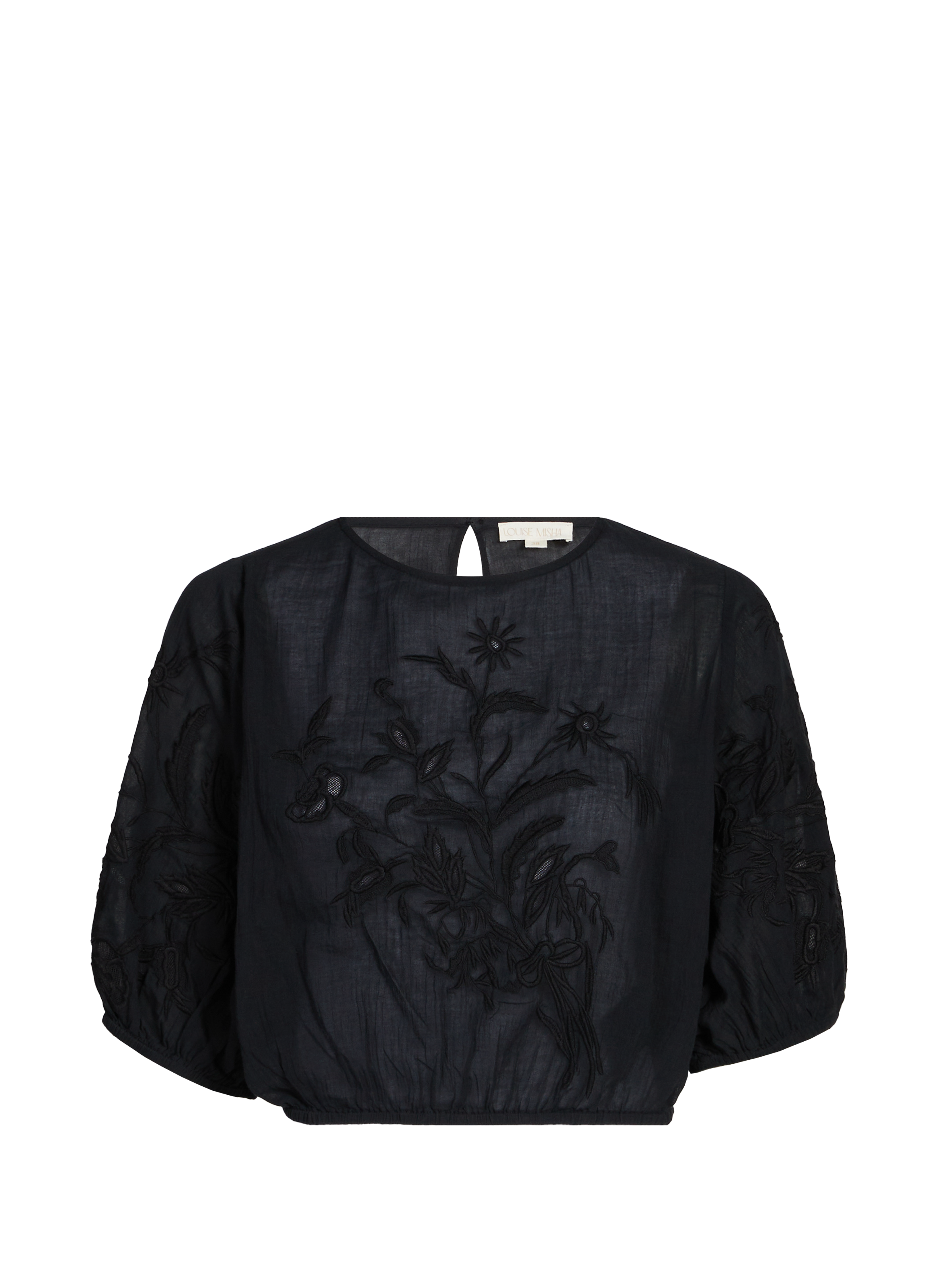 Meline cotton blouse LOUISE MISHA Black