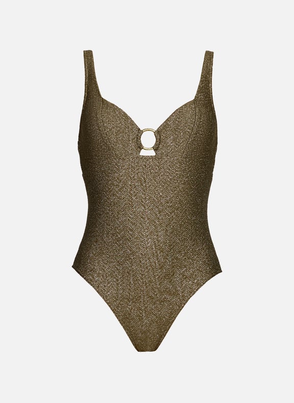 Maillot de bain une pièce triangle Dorada Vert by LIVIA LIVIA Maillot de bain une pièce triangle Dorada Vert
