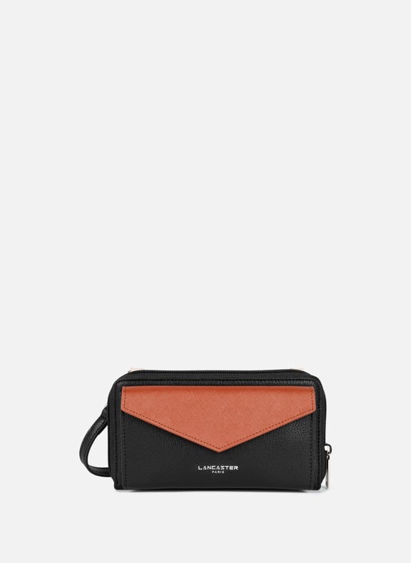 Pochette smartphone - maya kba Noir by LANCASTER LANCASTER Pochette smartphone - maya kba Noir