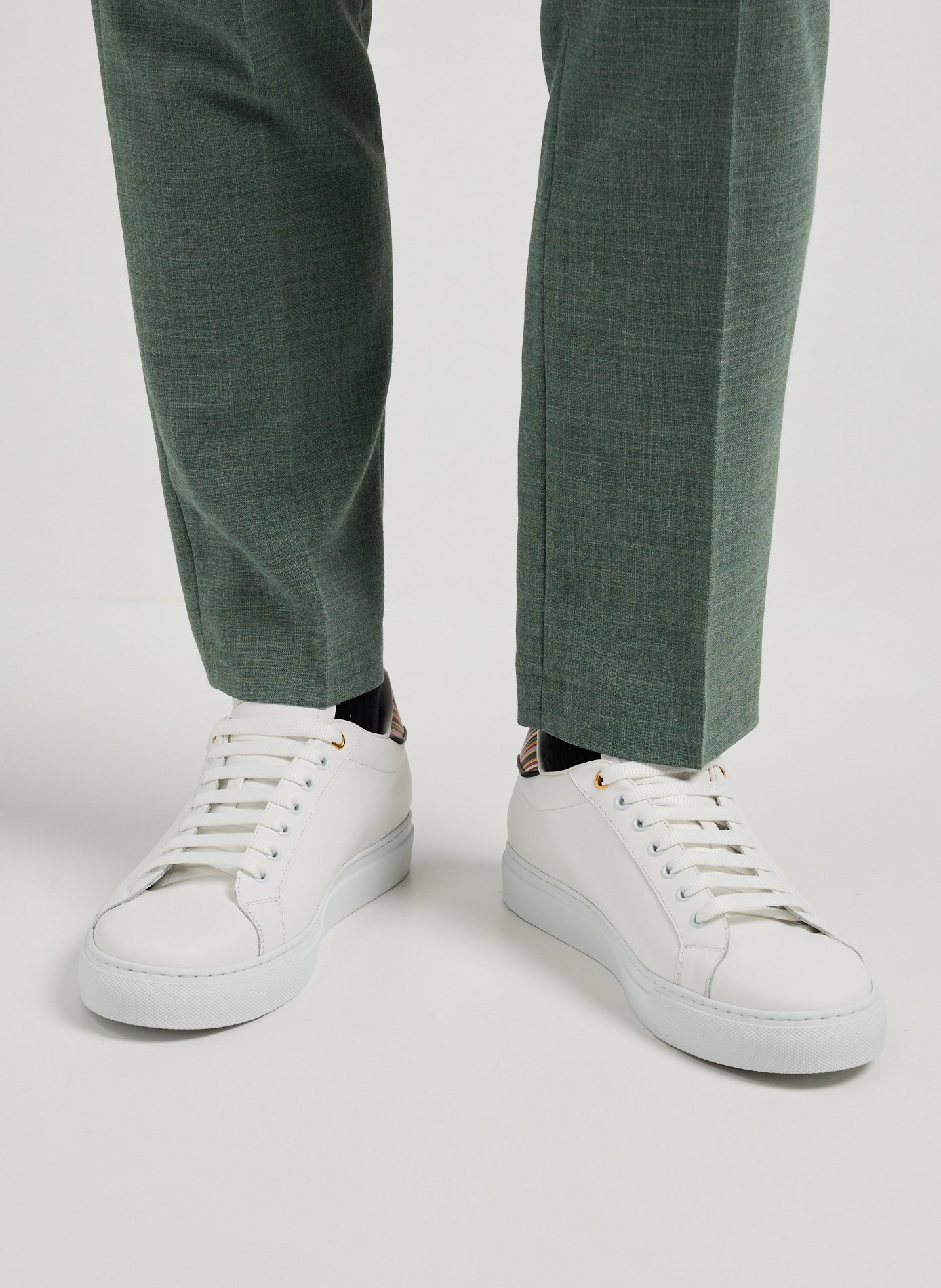 Leather sneakers - paul smith men | printemps