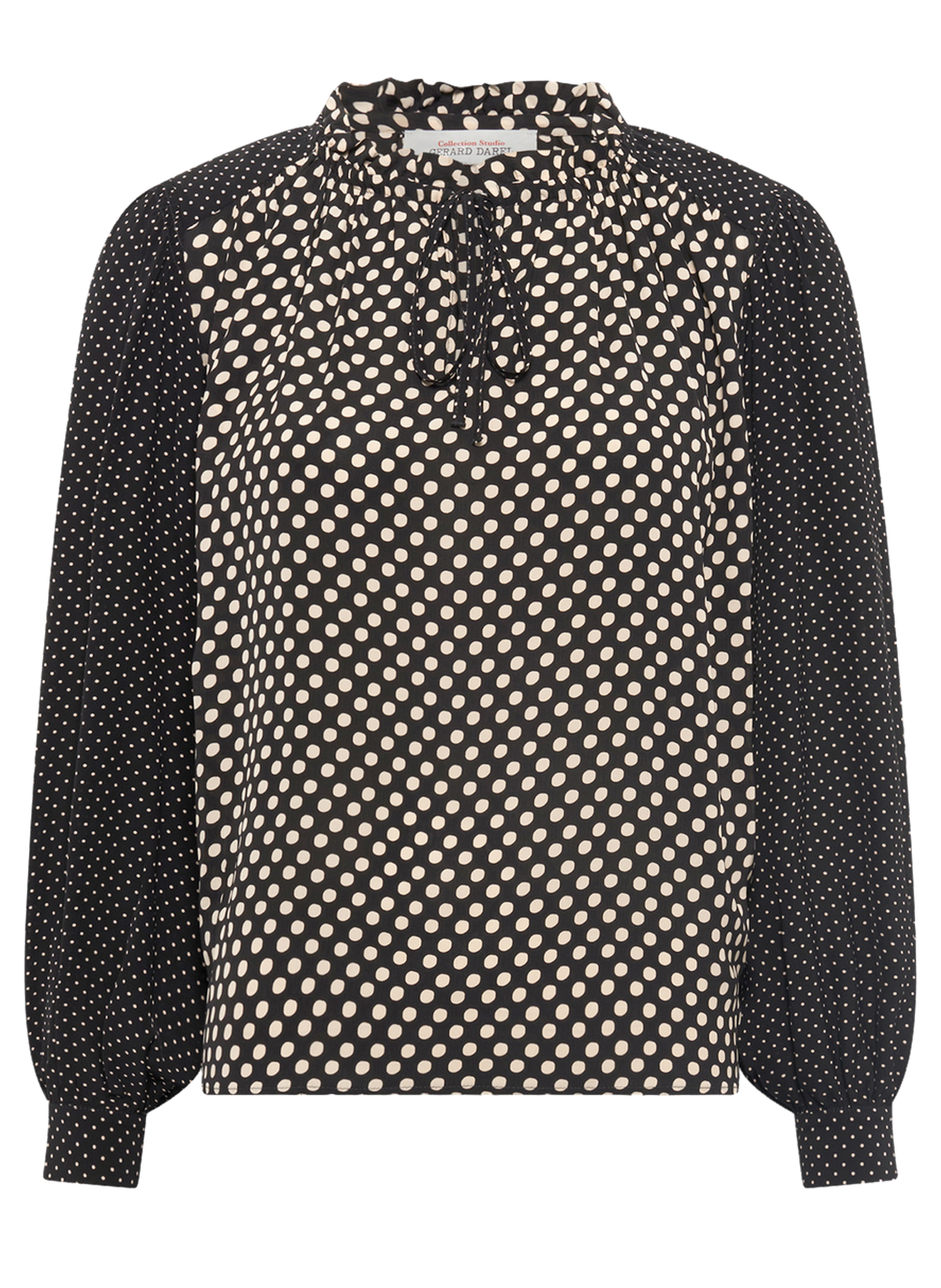 Blouse fluide à pois - arielle GERARD DAREL Noir