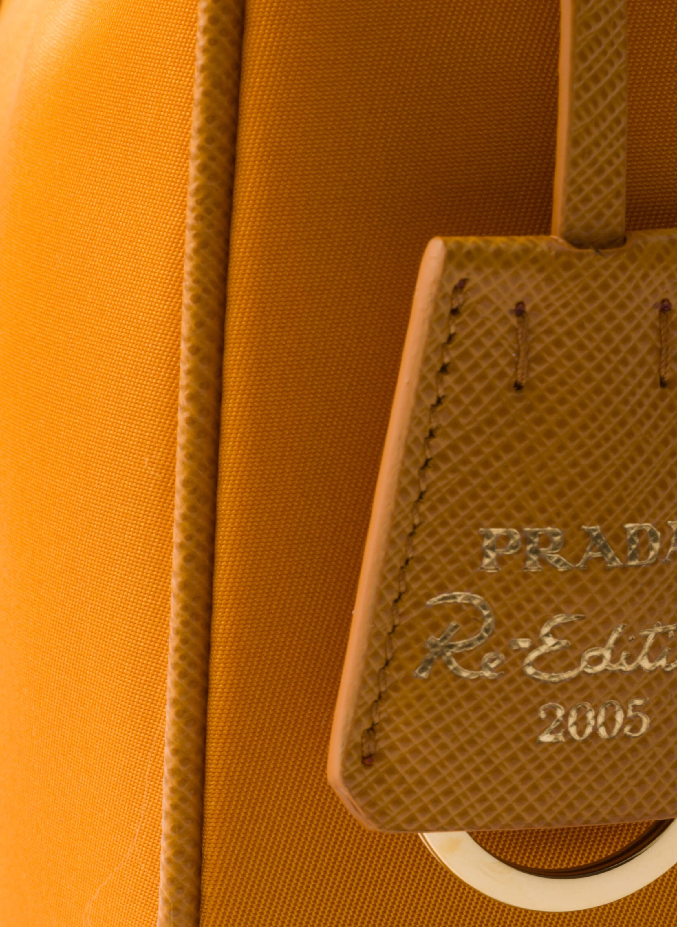 Mini sac prada re-edition 2005 en re-nylon PRADA Orange