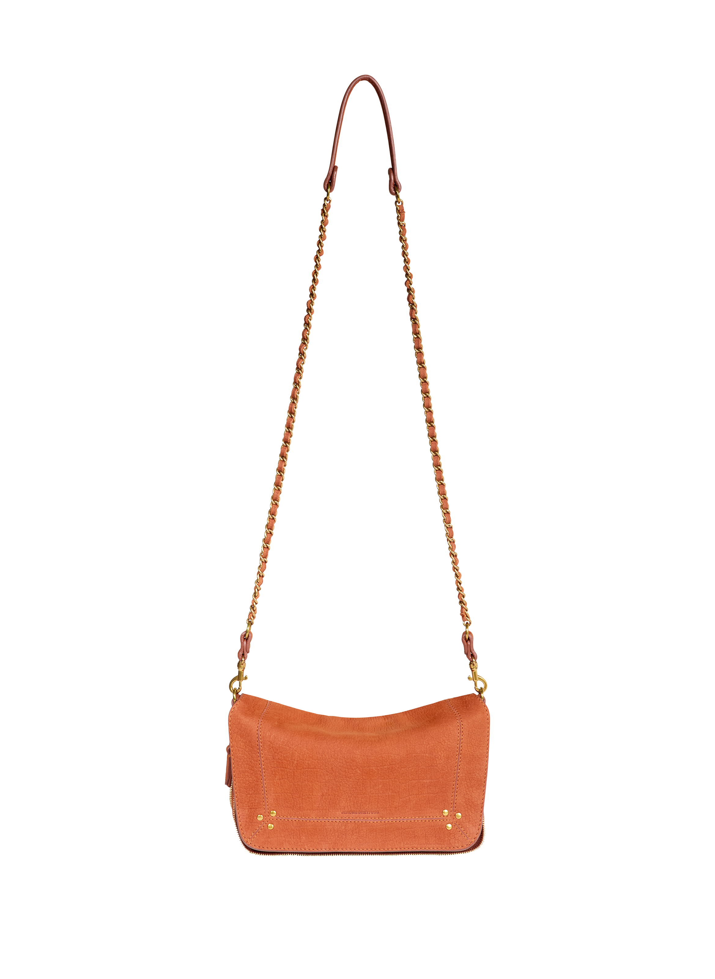 Sac bandoulière Bobi S en cuir JÉRÔME DREYFUSS Orange