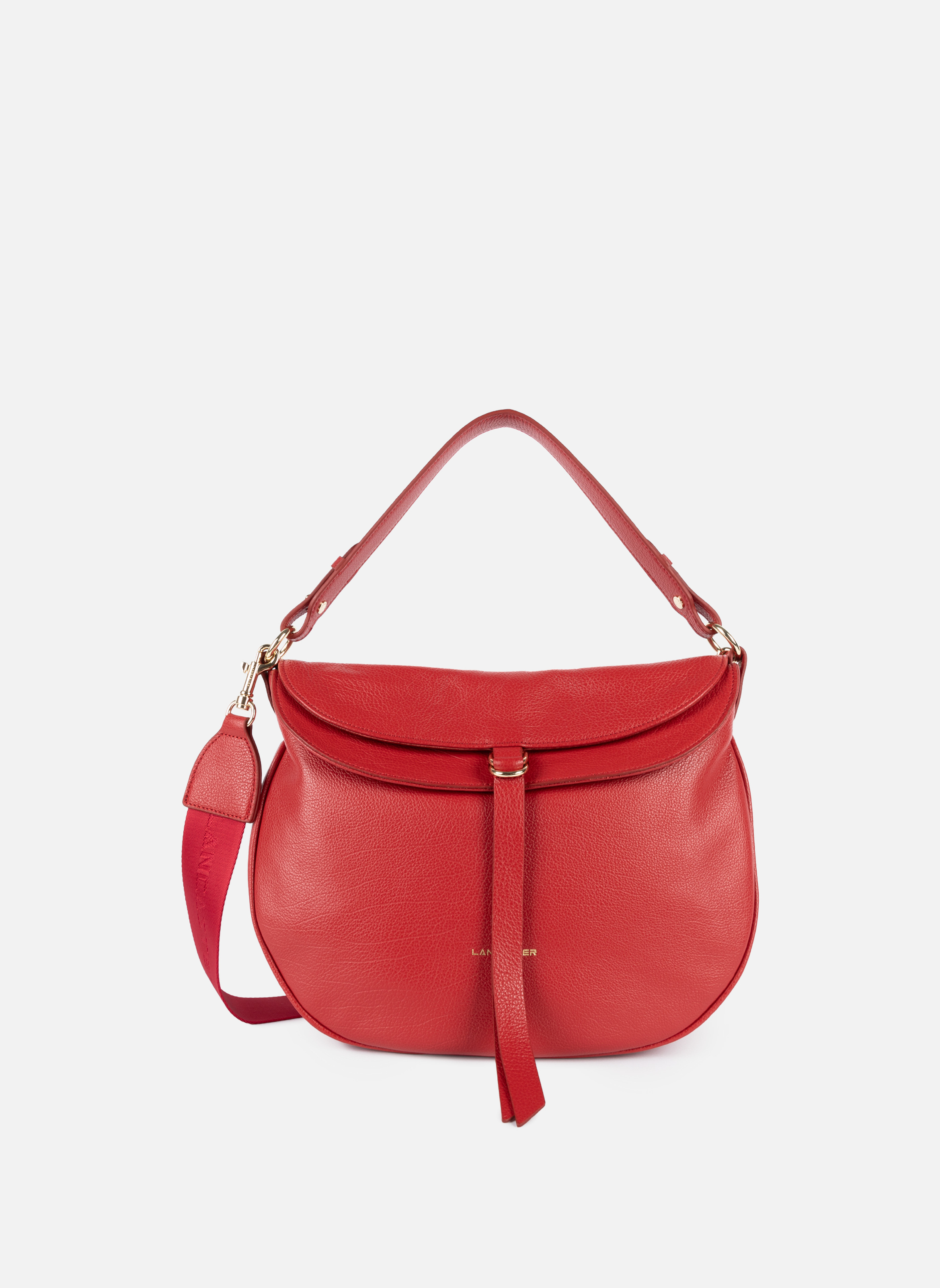 LANCASTER Large shoulder bag - Dune Gaia Red