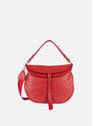Grand sac besace - dune gaia | Rouge by LANCASTER LANCASTER Grand sac besace - dune gaia | Rouge