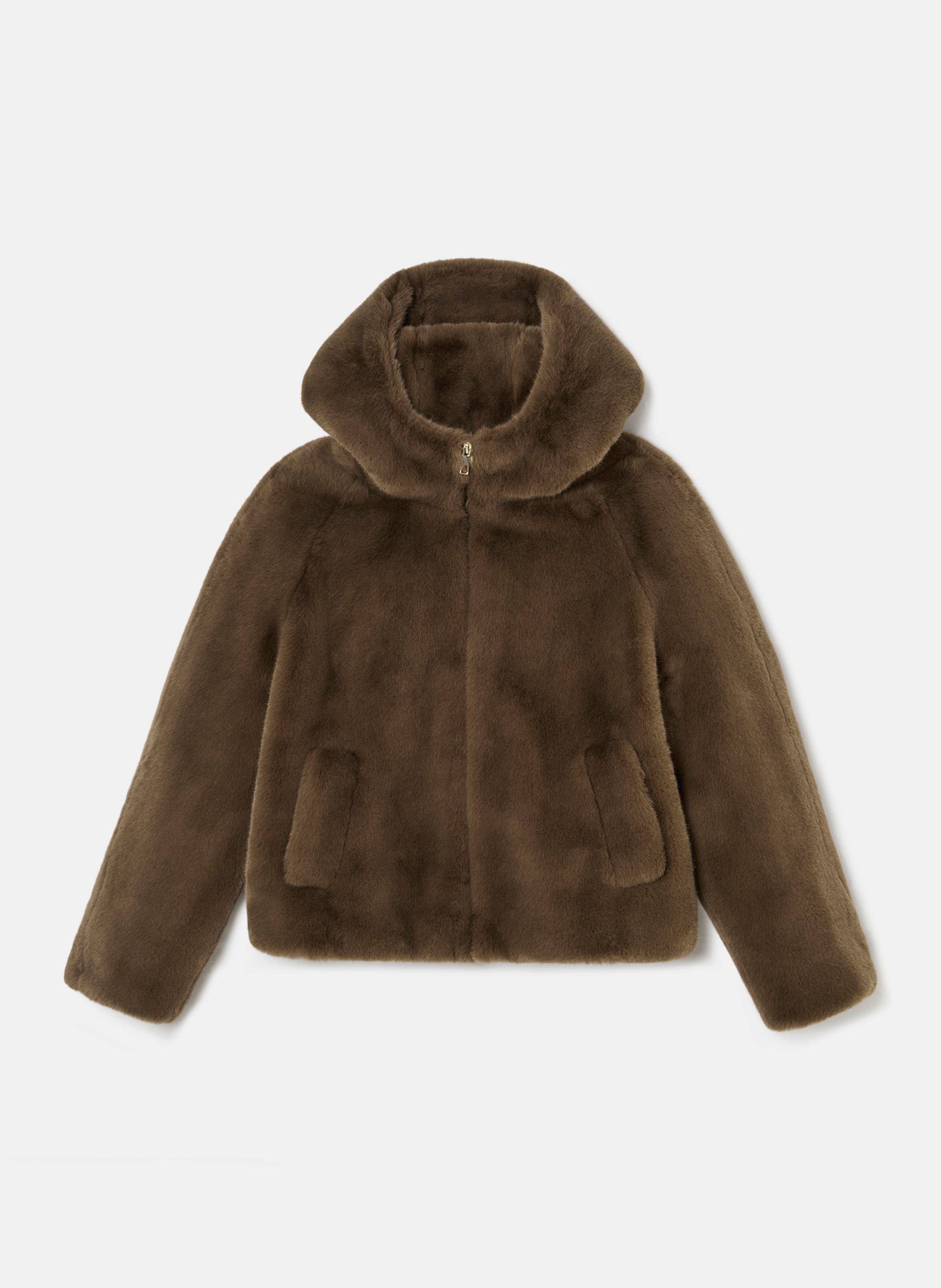 Manteau droit mae ZAPA Marron