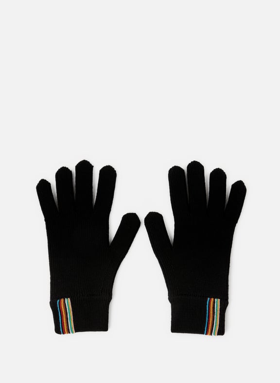 Wool Gloves Black by PAUL SMITH PAUL SMITH Wool Gloves Black