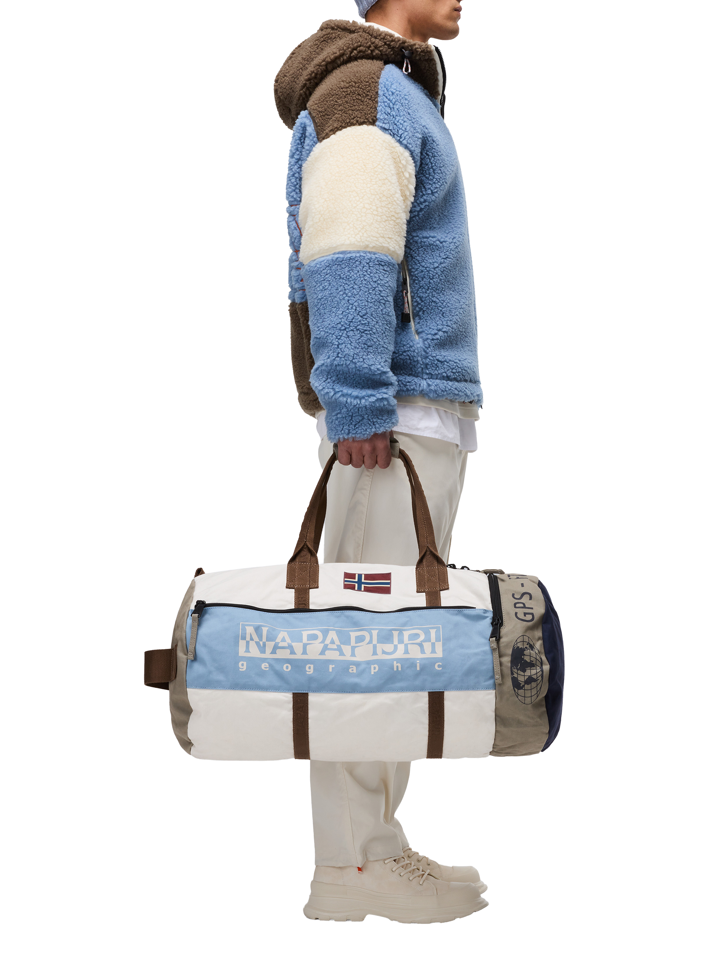 Sac de voyage en coton NAPAPIJRI Multicolore