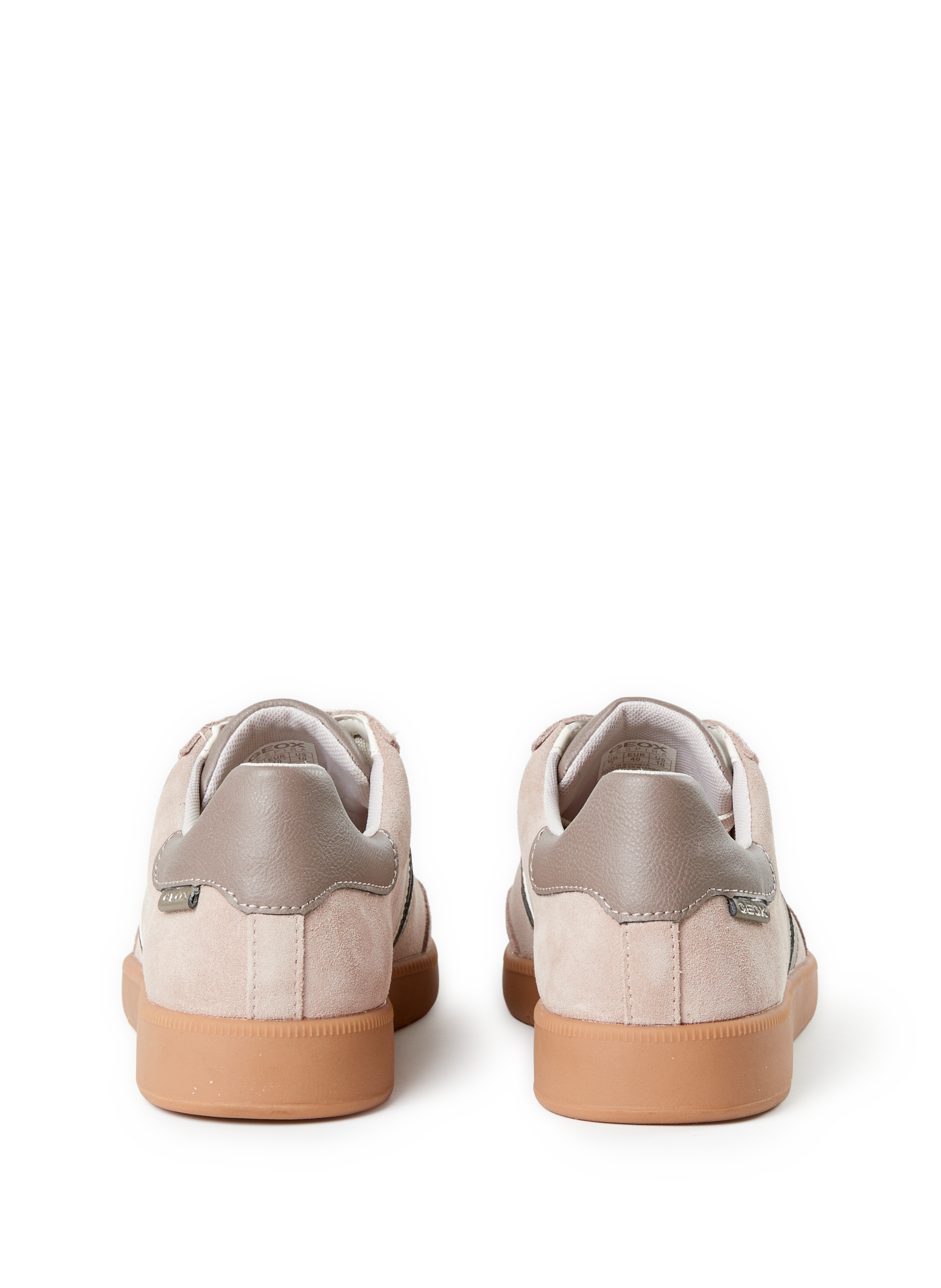 Melada mixed leather sneakers GEOX Pink