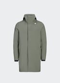 Parka mi-longue à capuche  Green blackish