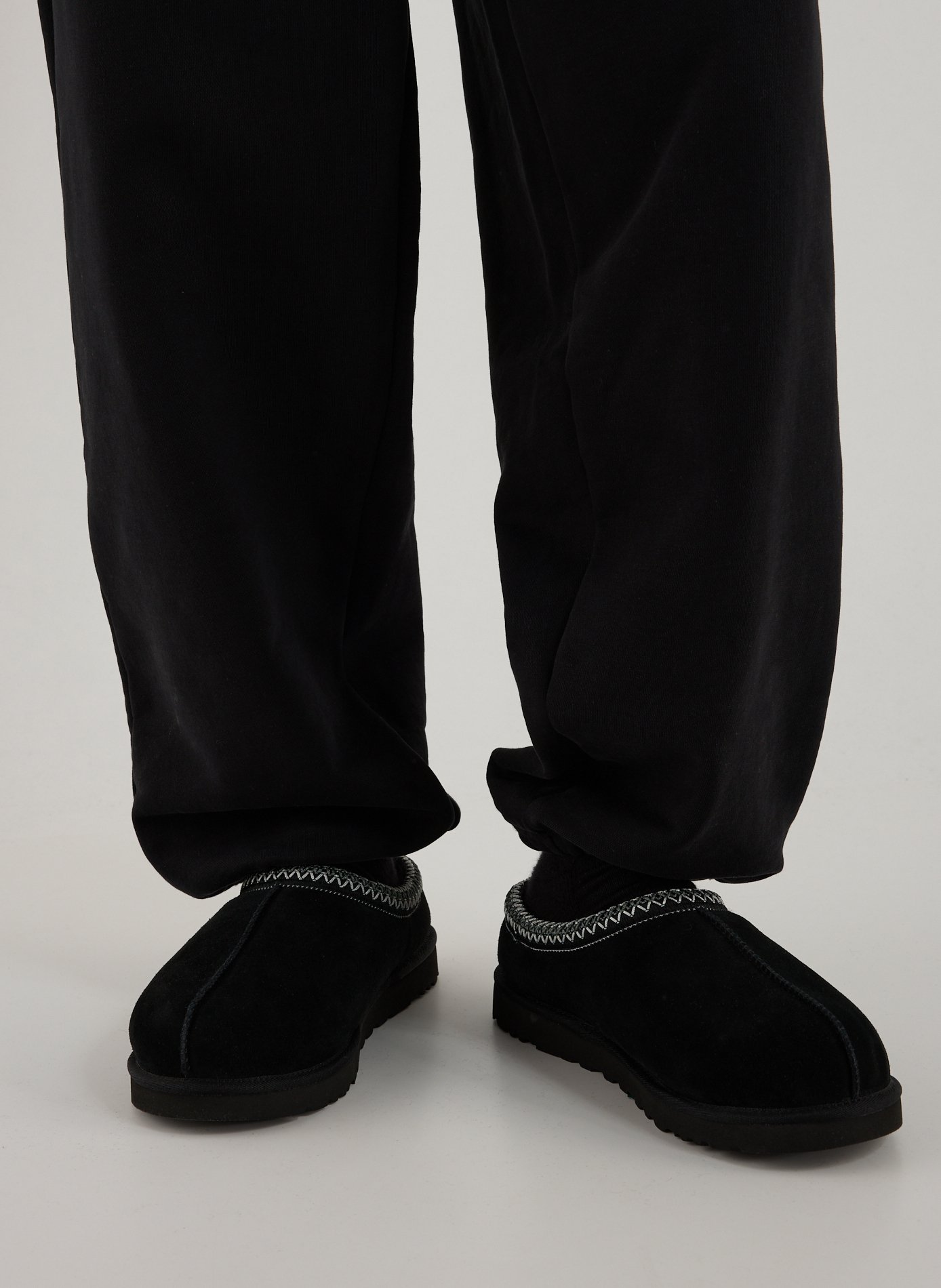 Fur-lined slippers UGG Black