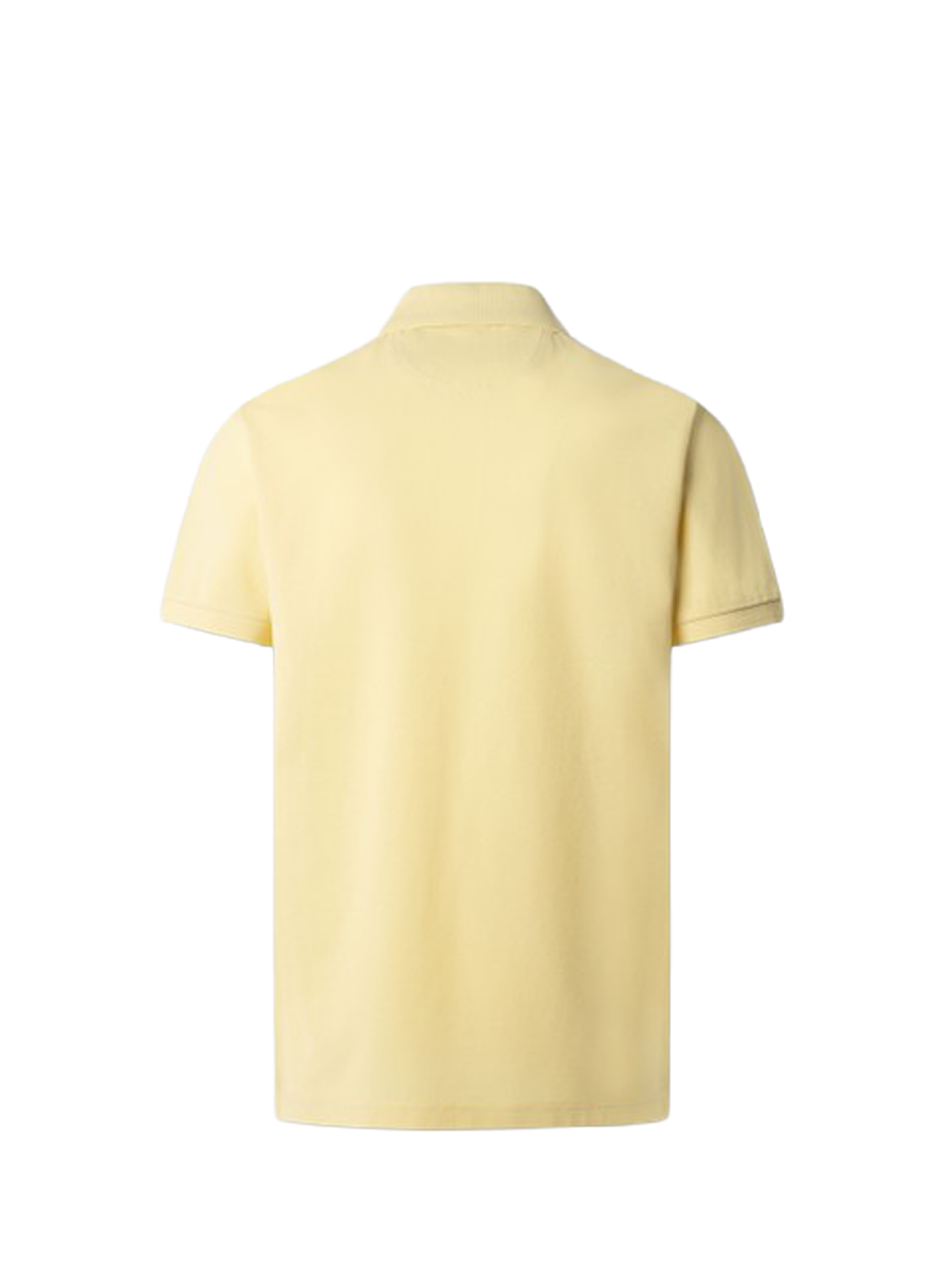 Polo à manches courtes en coton Jaune