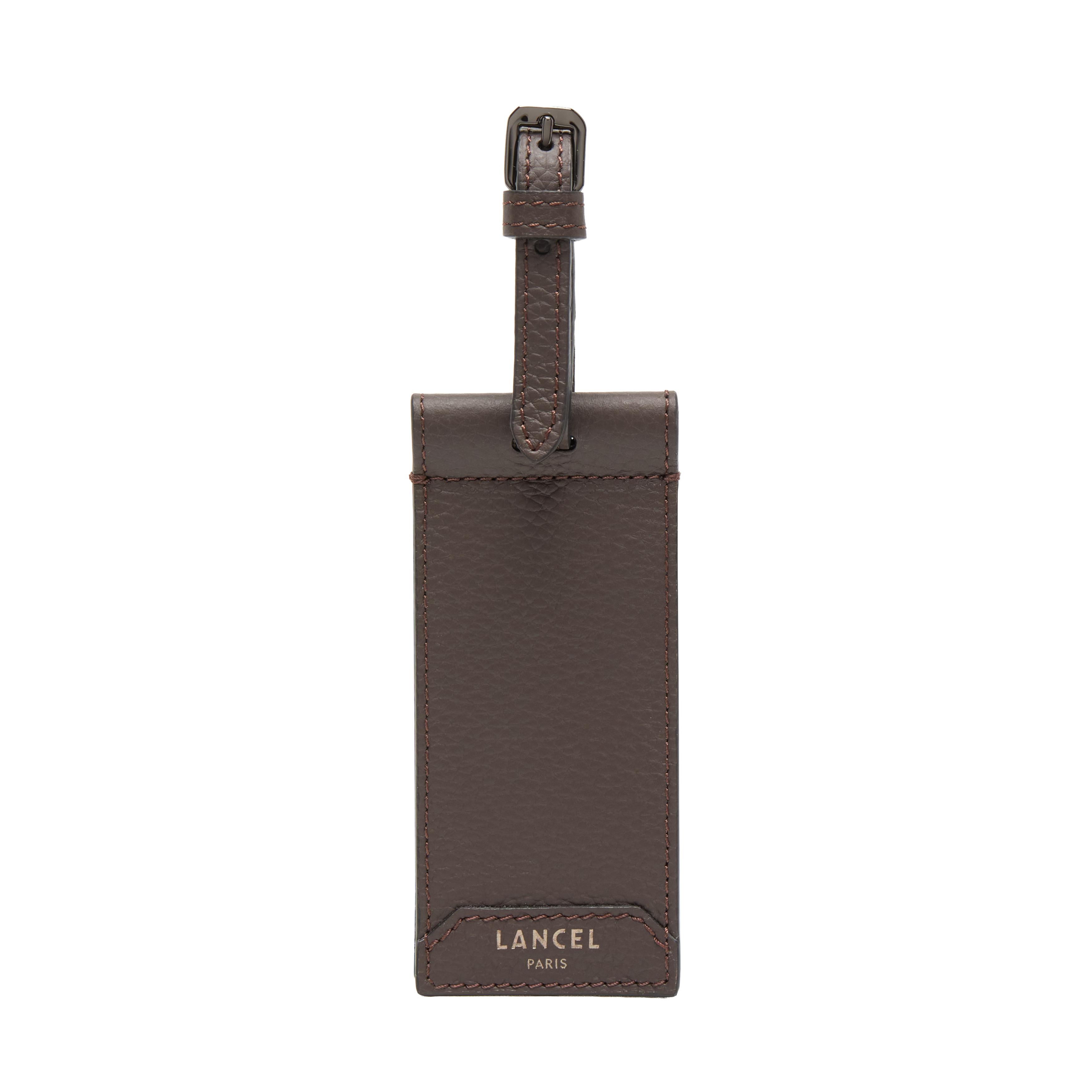 Charlie passport holder by lancel in leather LANCEL Grey