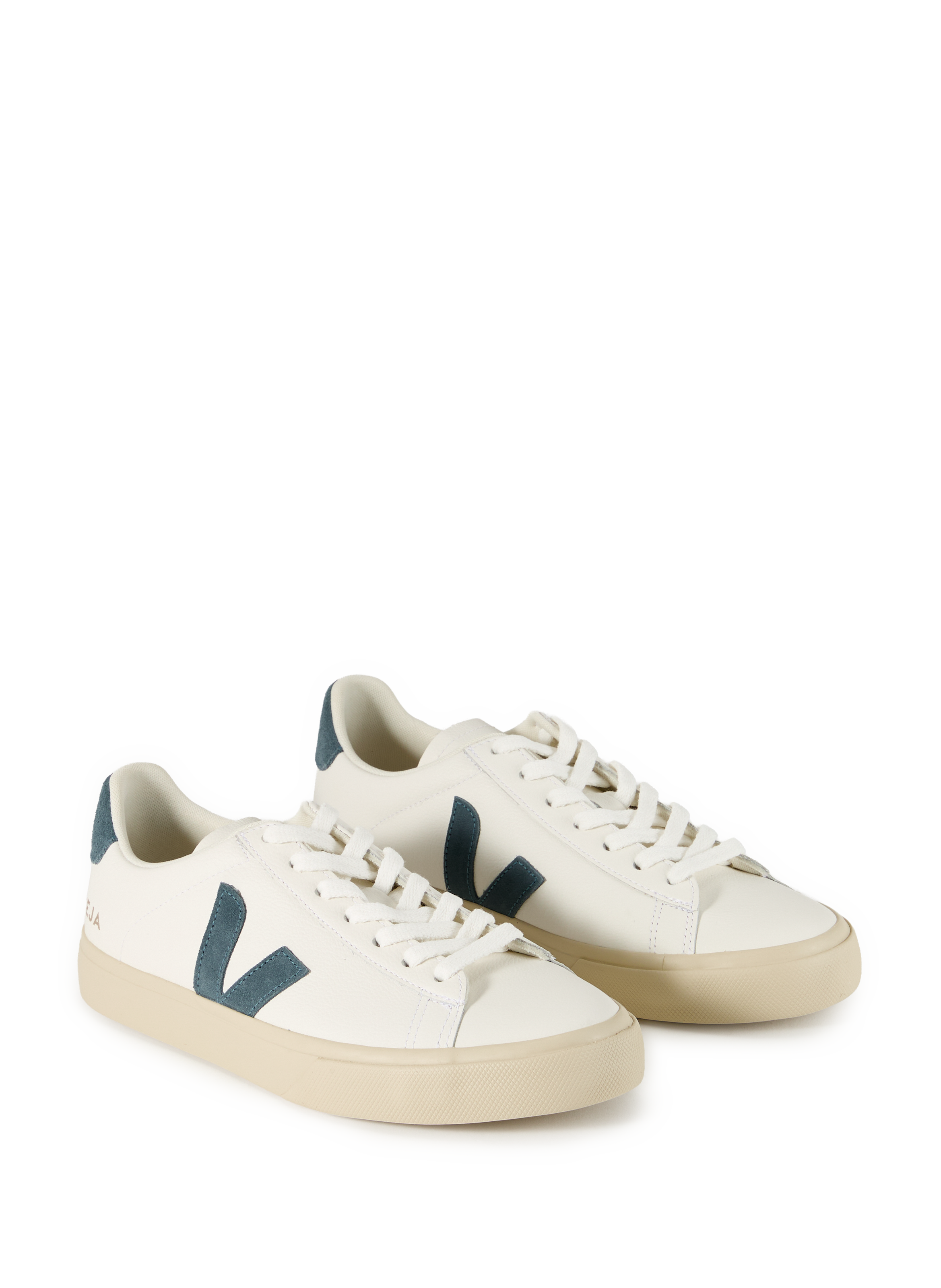 Baskets Campo en cuir VEJA Blanc