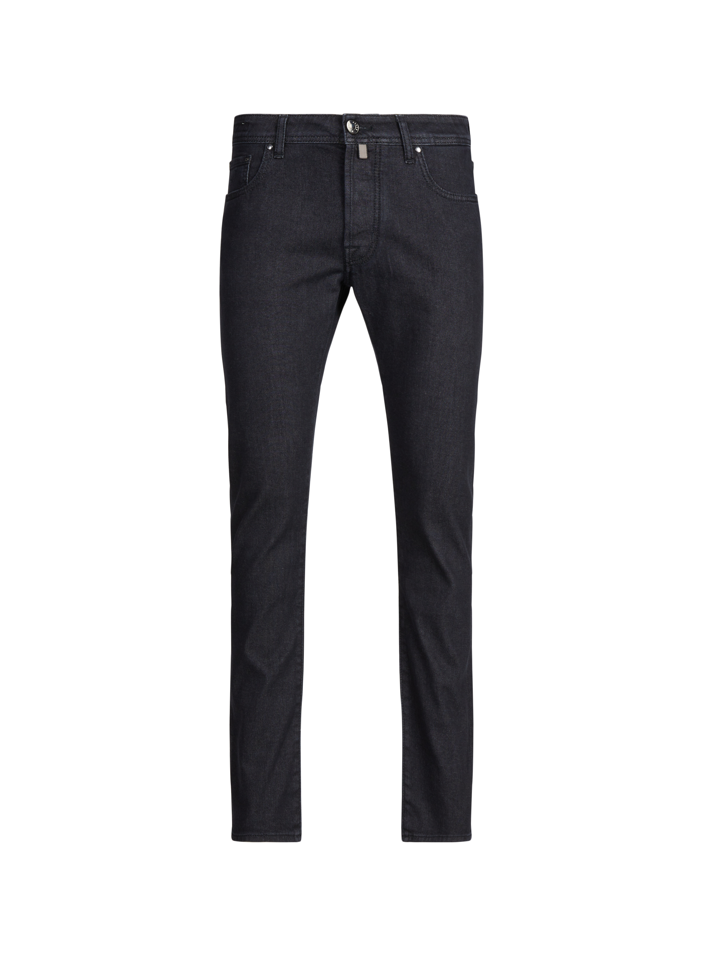 Straight-cut cotton-blend jeans JACOB COHEN Black