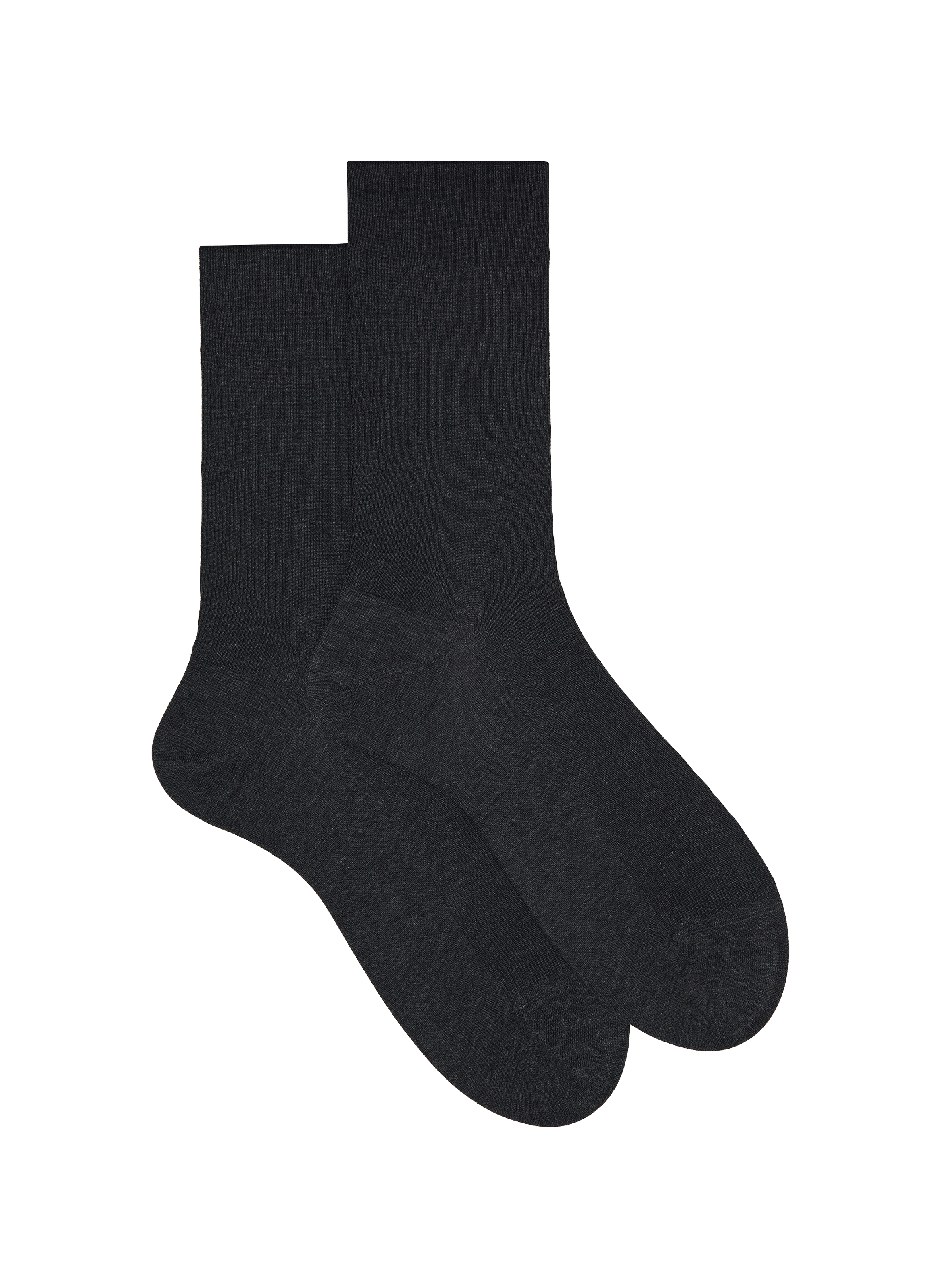 Chaussettes jambe sensible sans bord élastique en coton mélangé DORÉ DORÉ Gris