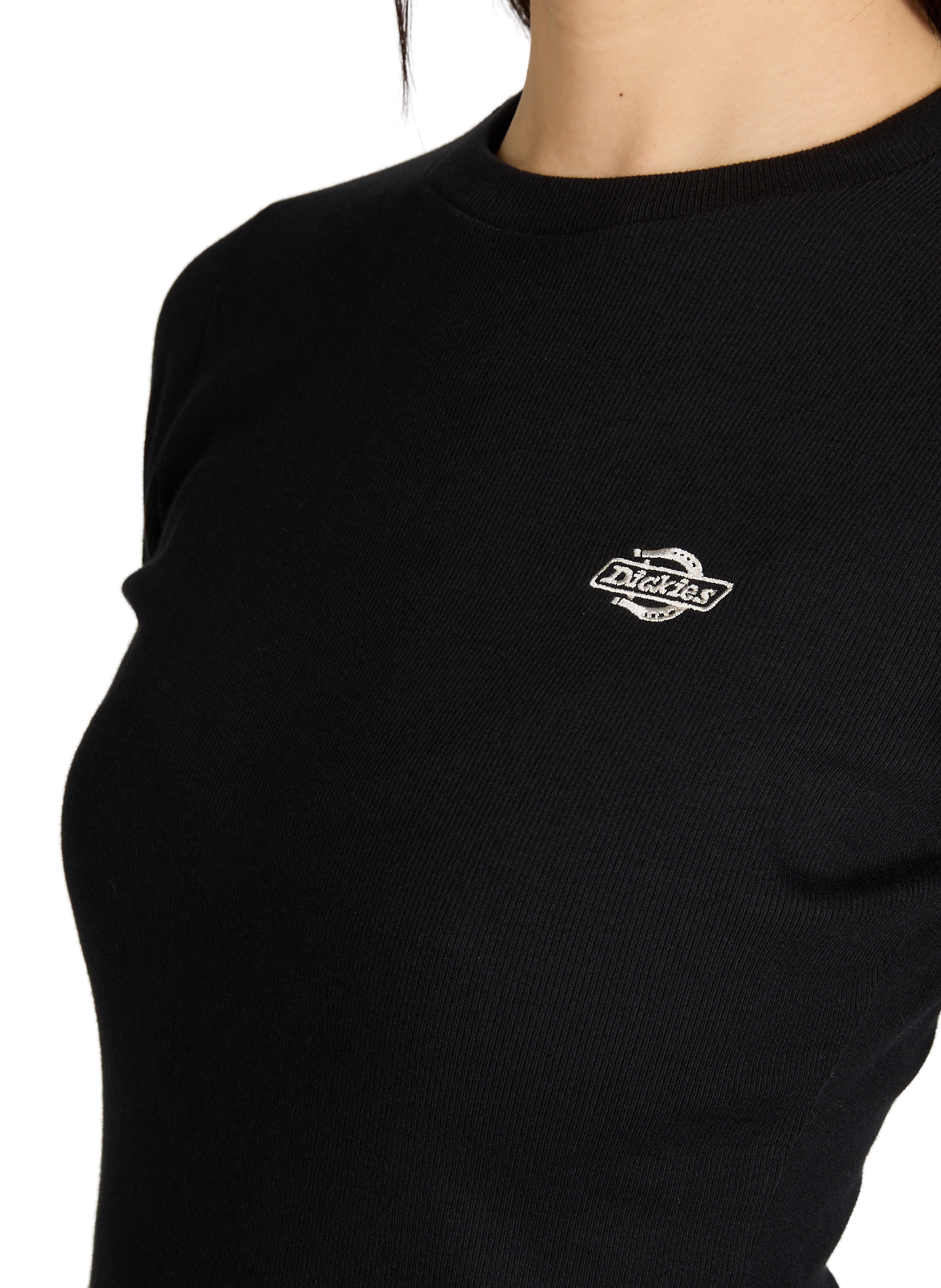 <p>T-shirt Long Sleeve Gladeville in mixed cotton</p> DICKIES Black