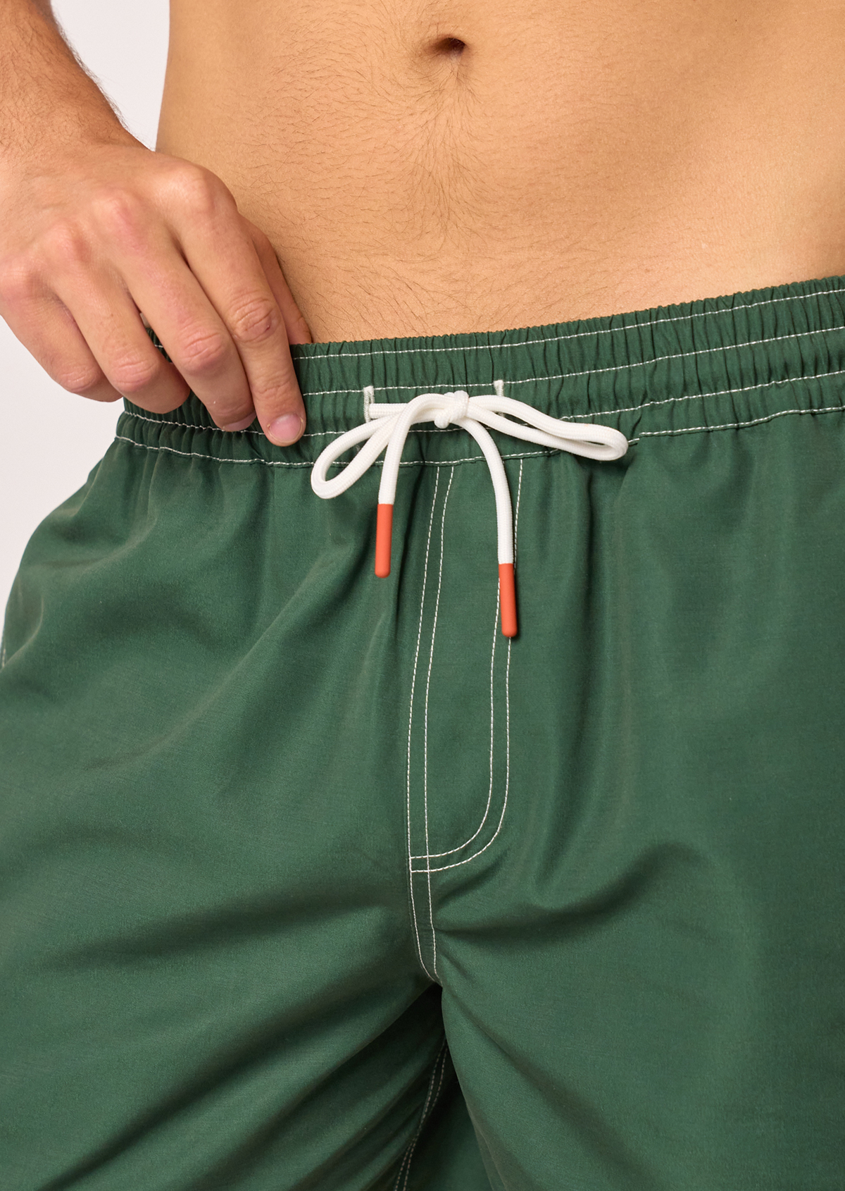 Short de bain en polyester recyclé BILLYBELT Vert