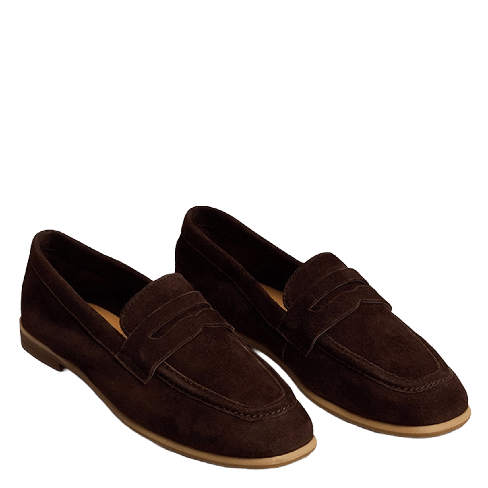 Mocassins en cuir velours aca JONAK Marron
